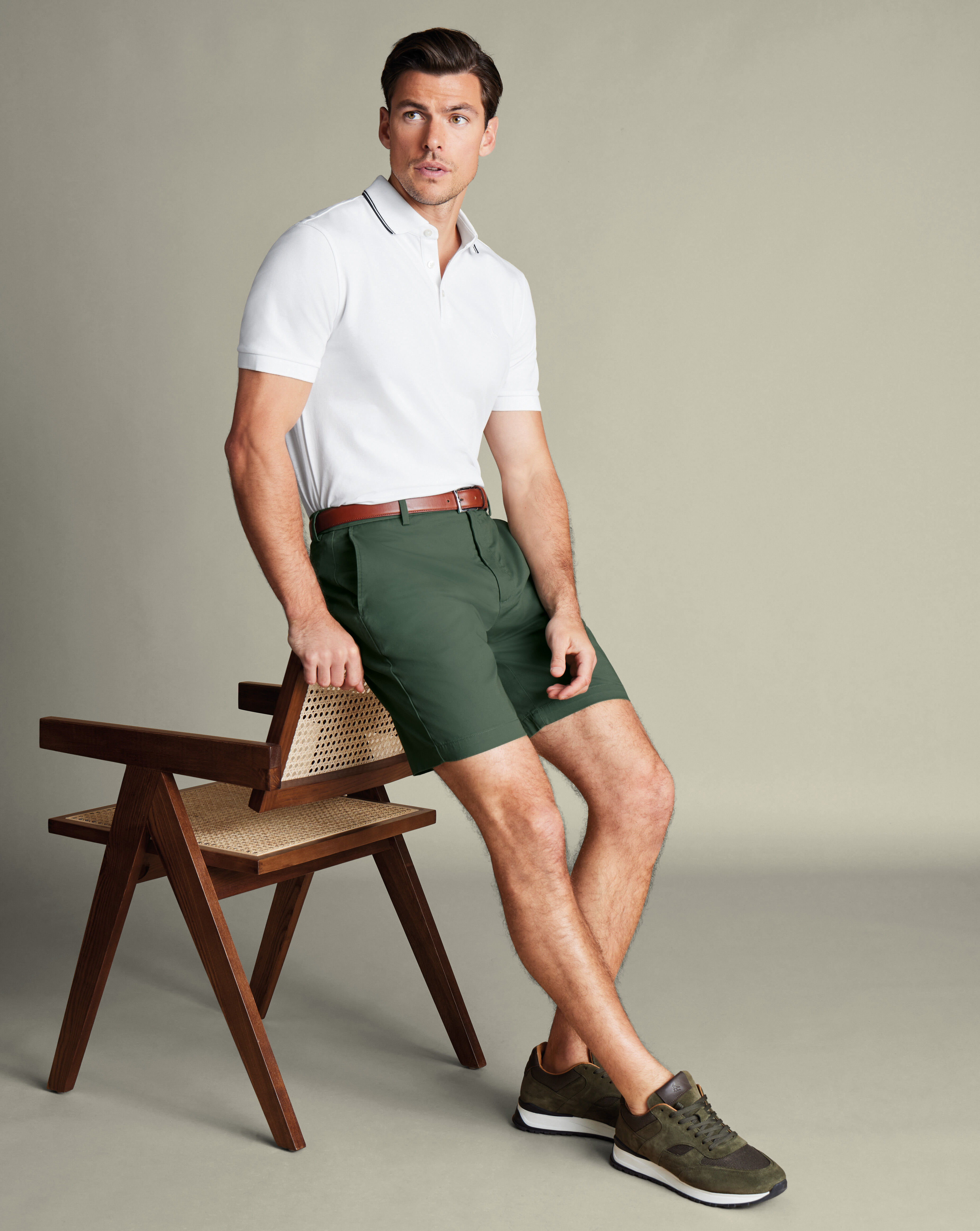 Cotton Shorts - Green