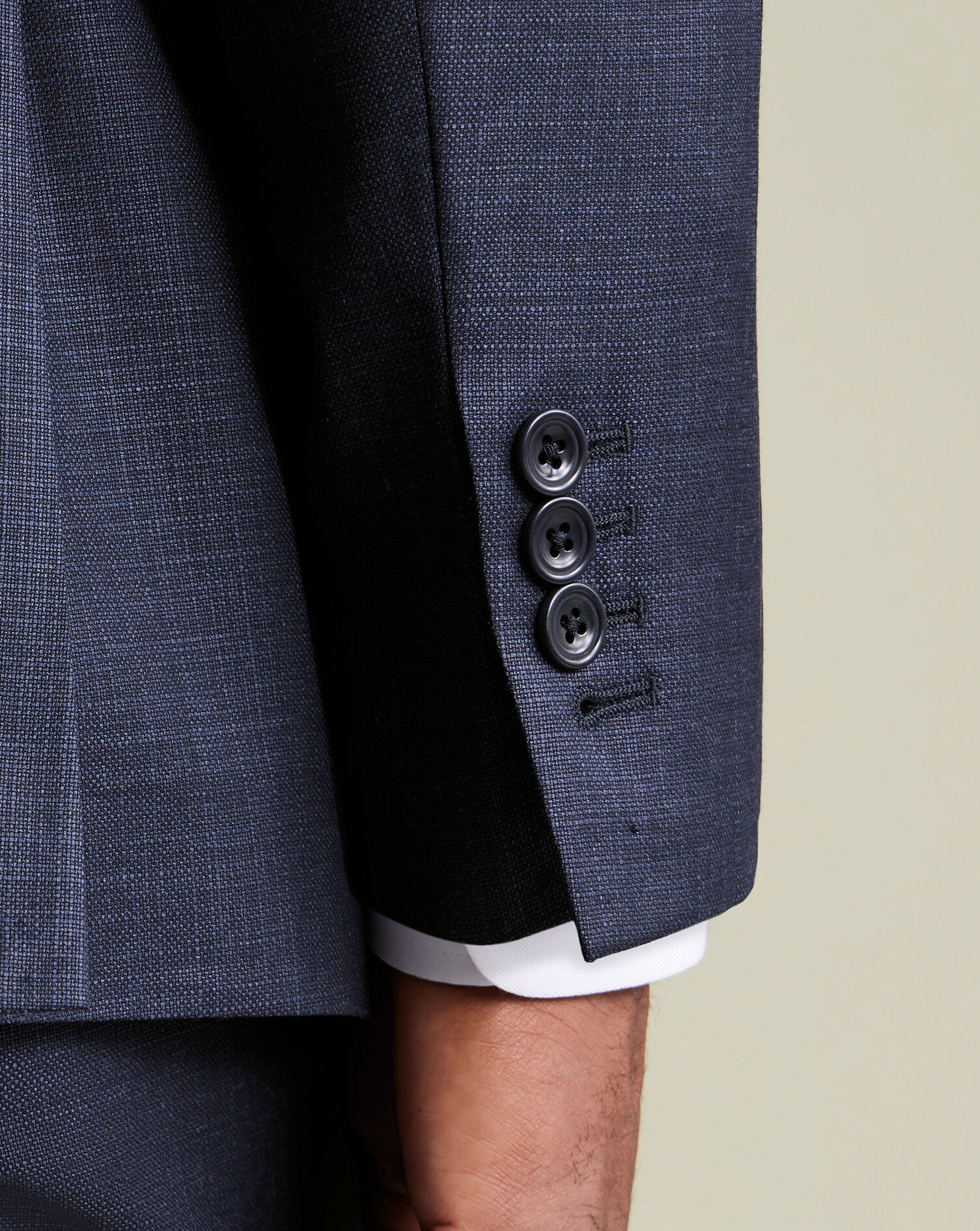 Luxury Italian Suit - Ink blue