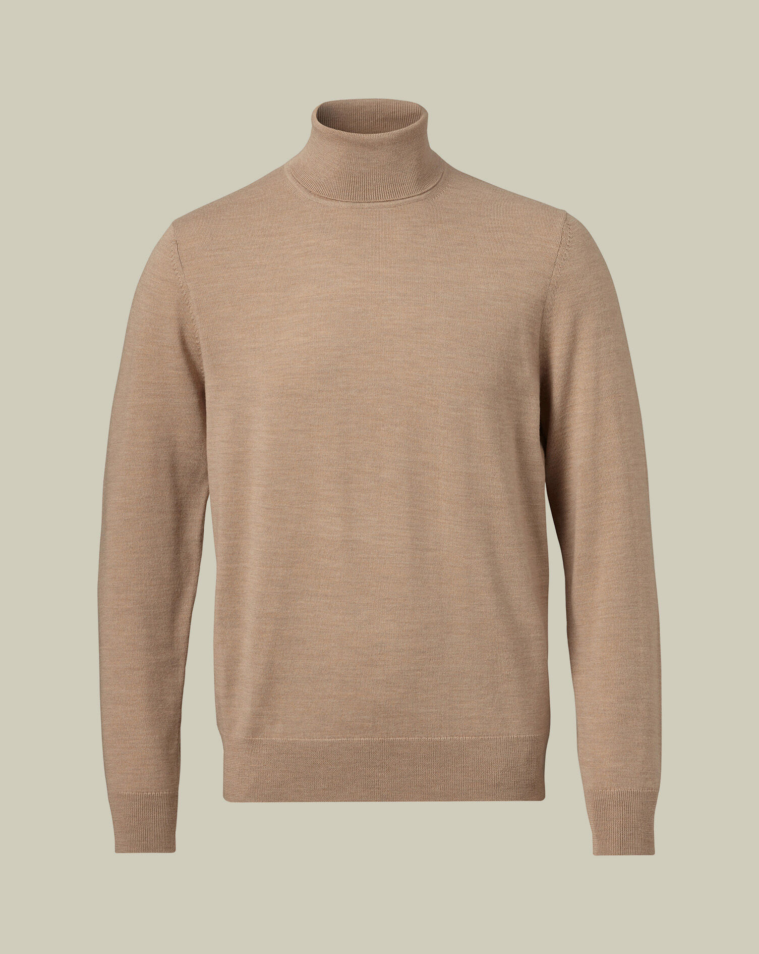 Merino Turtleneck Sweater - Oatmeal