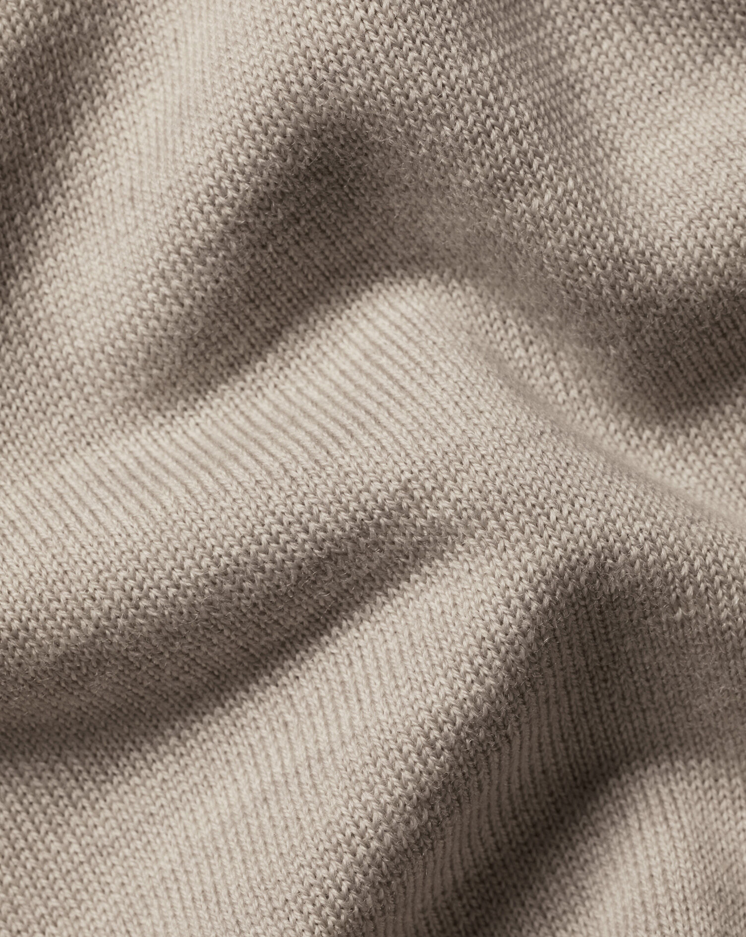 Pure Merino Crew Neck Sweater - Limestone