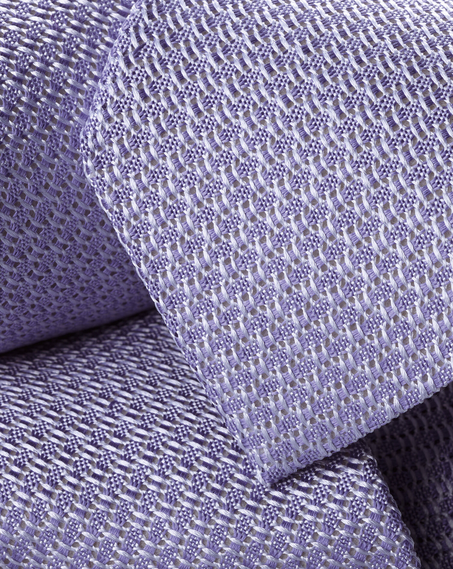 Silk Italian Grenadine Tie - Lilac