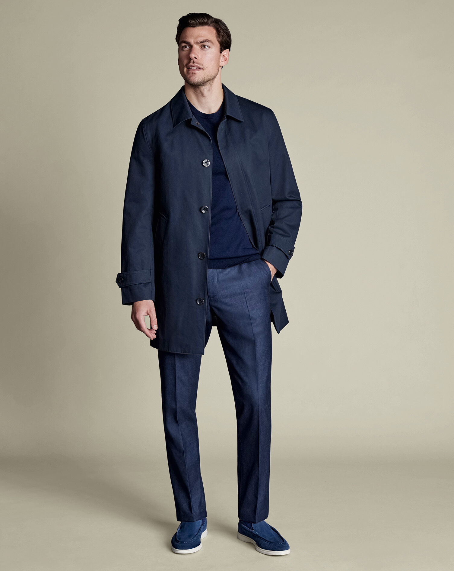 End-on-End Ultimate Performance Suit Pants - Navy
