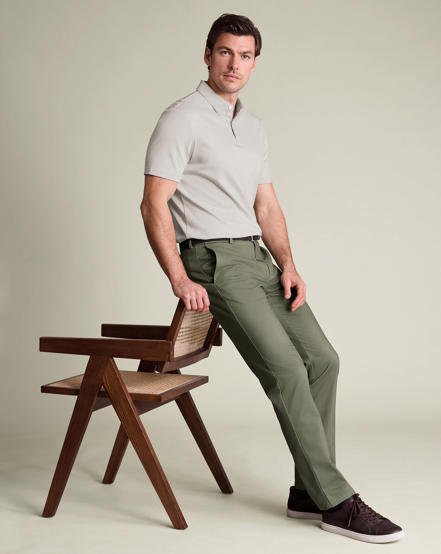 Ultimate Non-Iron Chinos - Sage Green