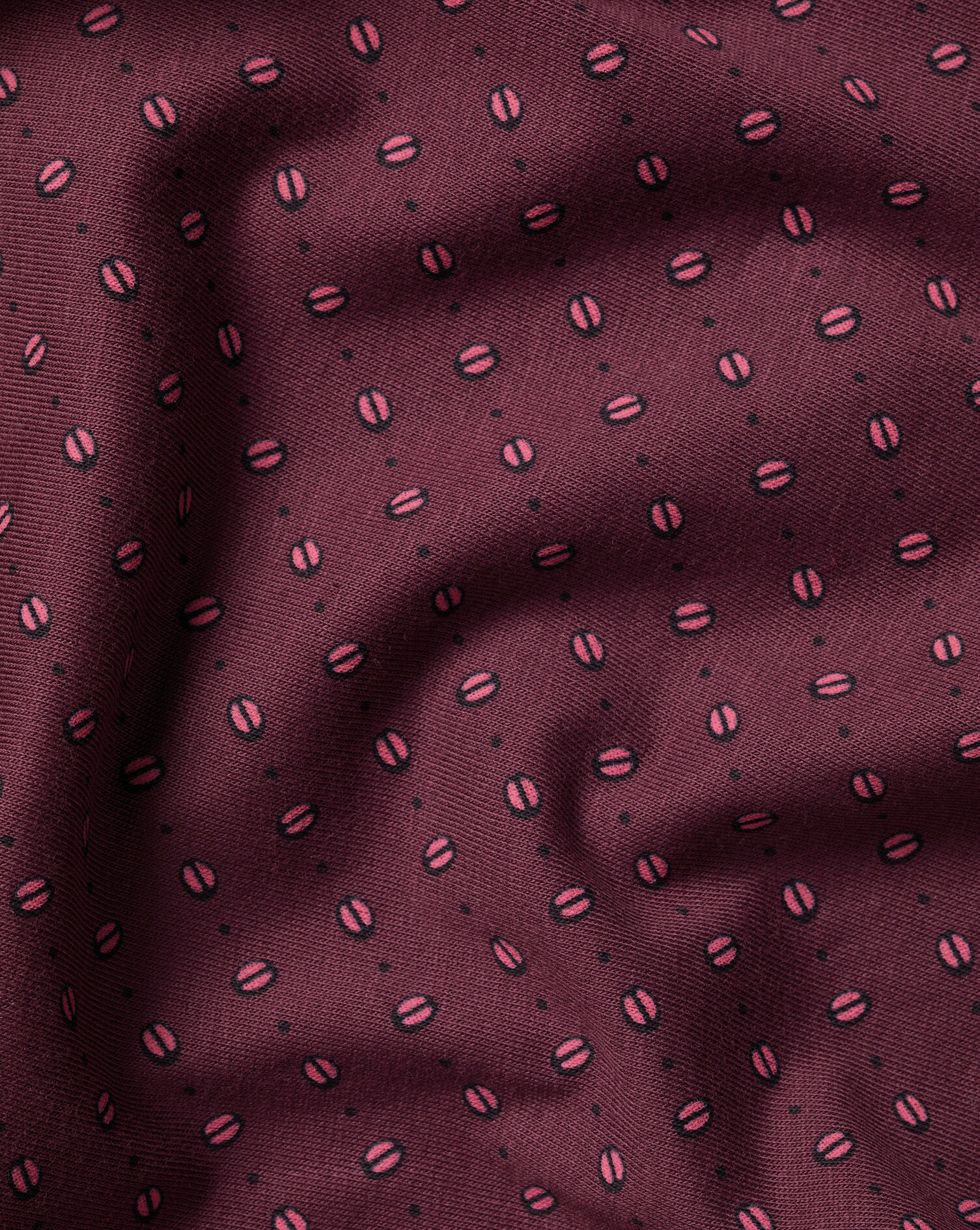 England Rugby Performance Print Polo - Wine & Navy