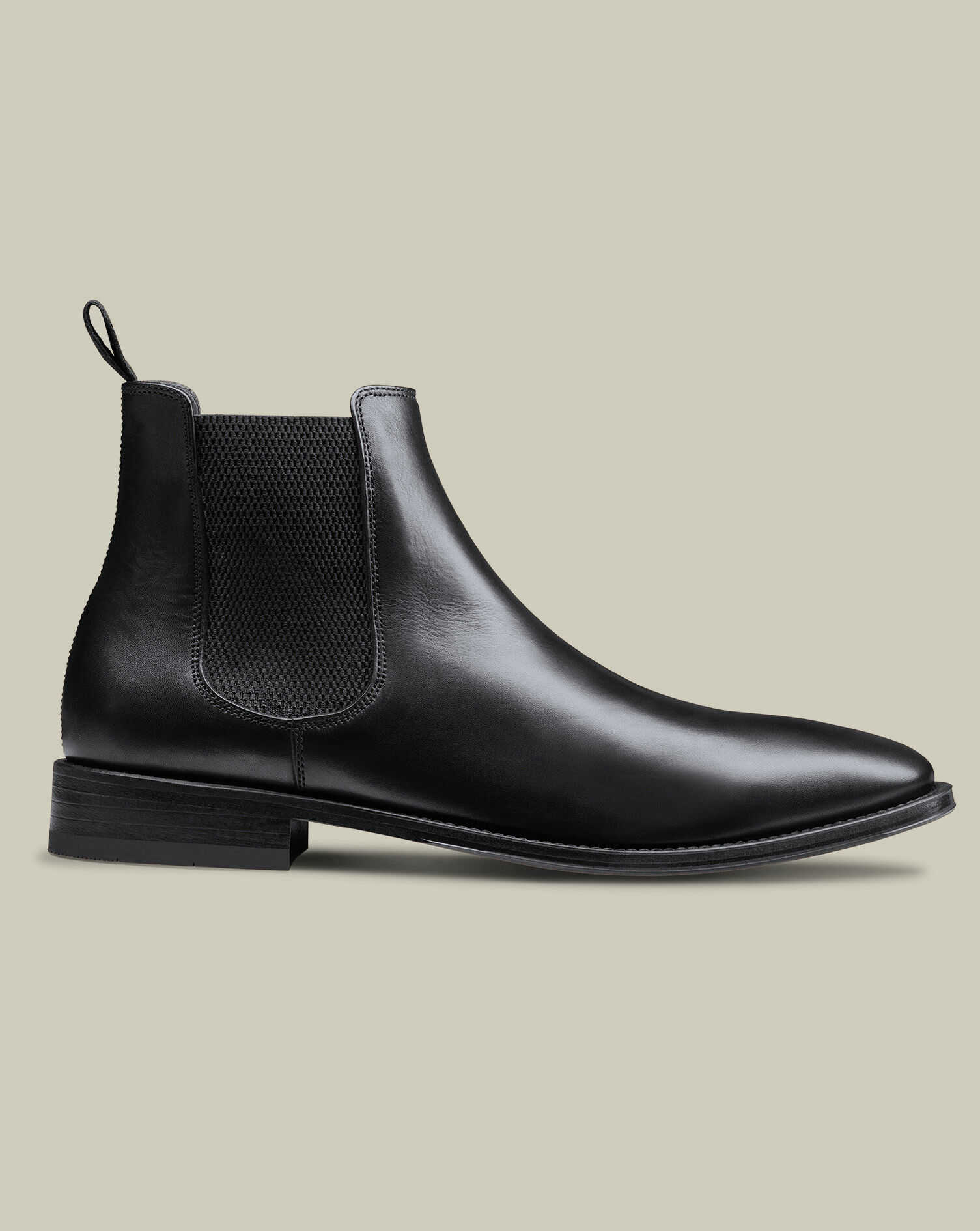 Leather Chelsea Boots - Black