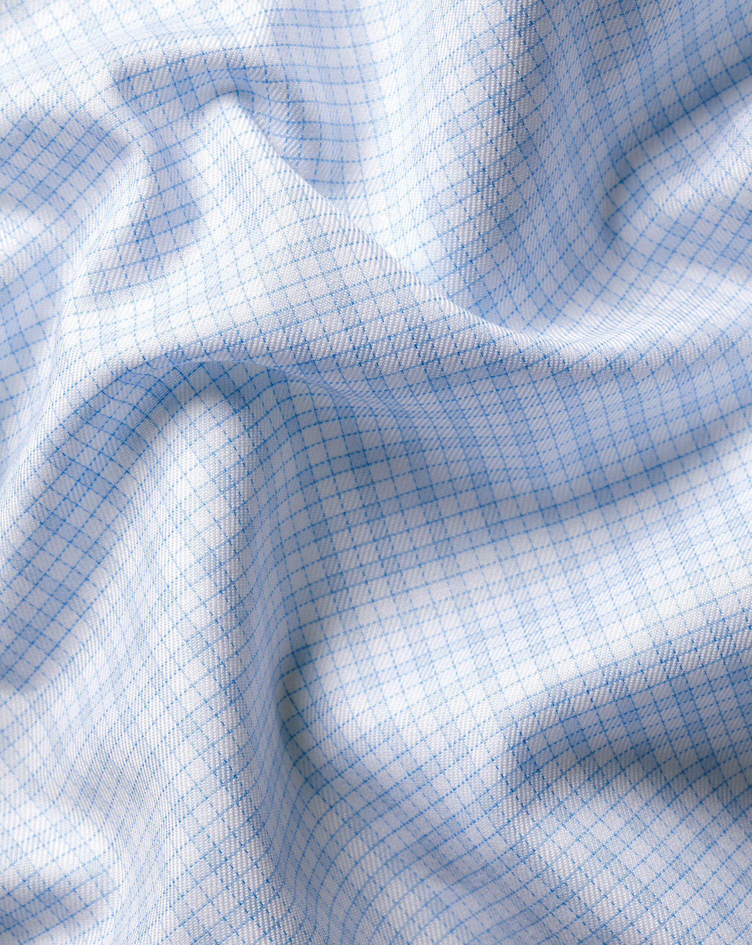 Luxury Check Shirt - Light Blue