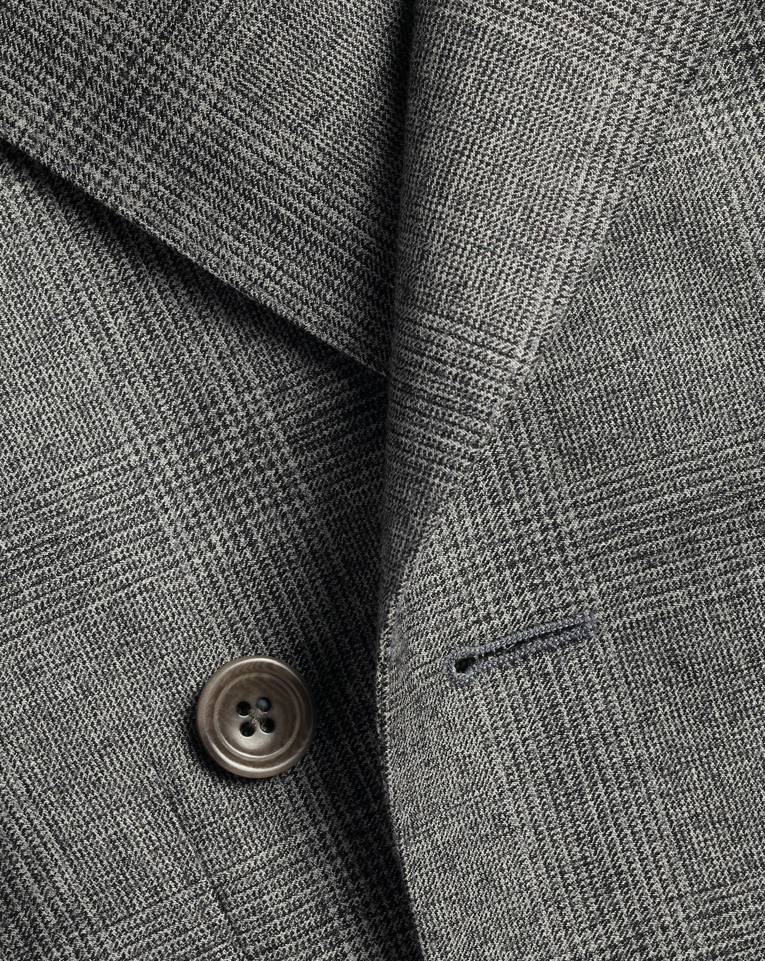 Double Breasted Ultimate Performance Check Suit - Gray