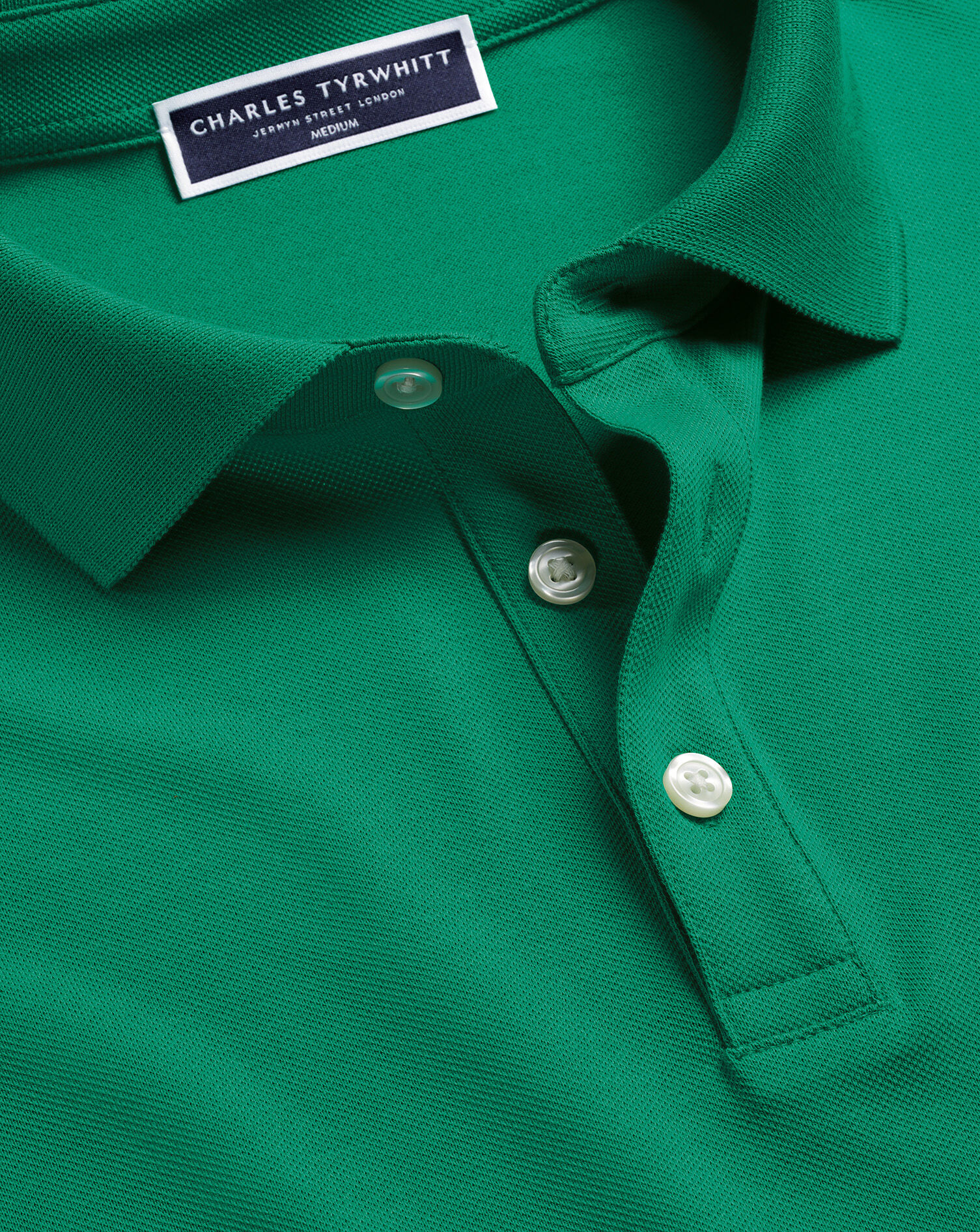Pique Polo - Bright Green