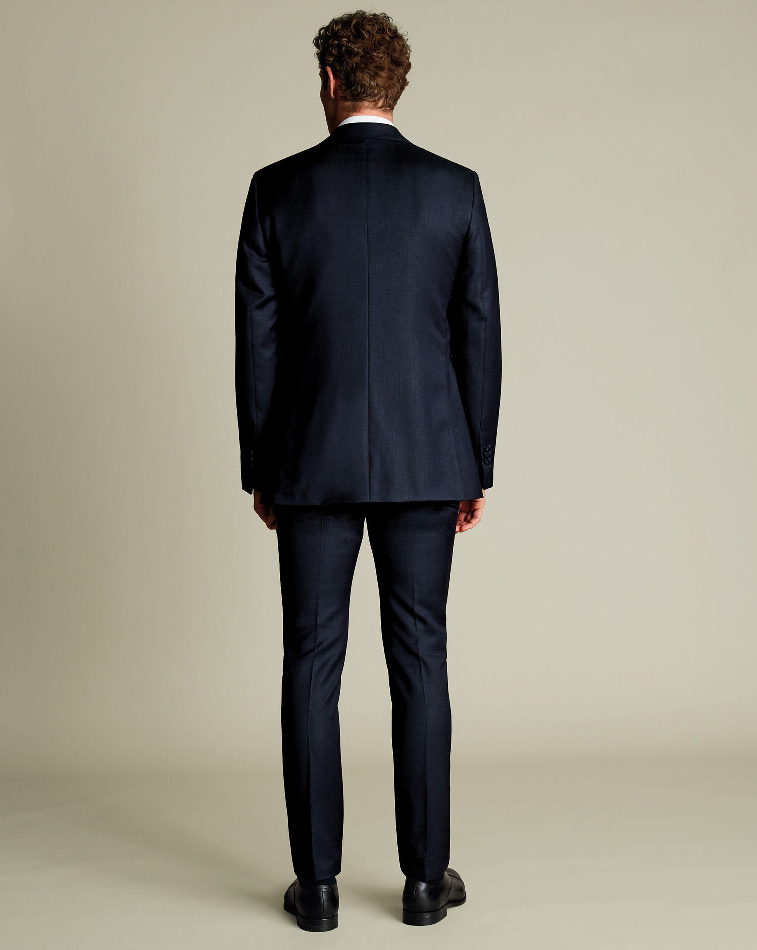 Luxury Italian Suit - Dark Navy