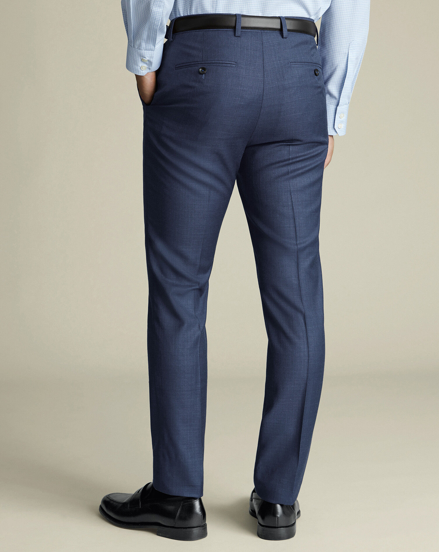 Italian Luxury Suit Pants -  Royal Blue