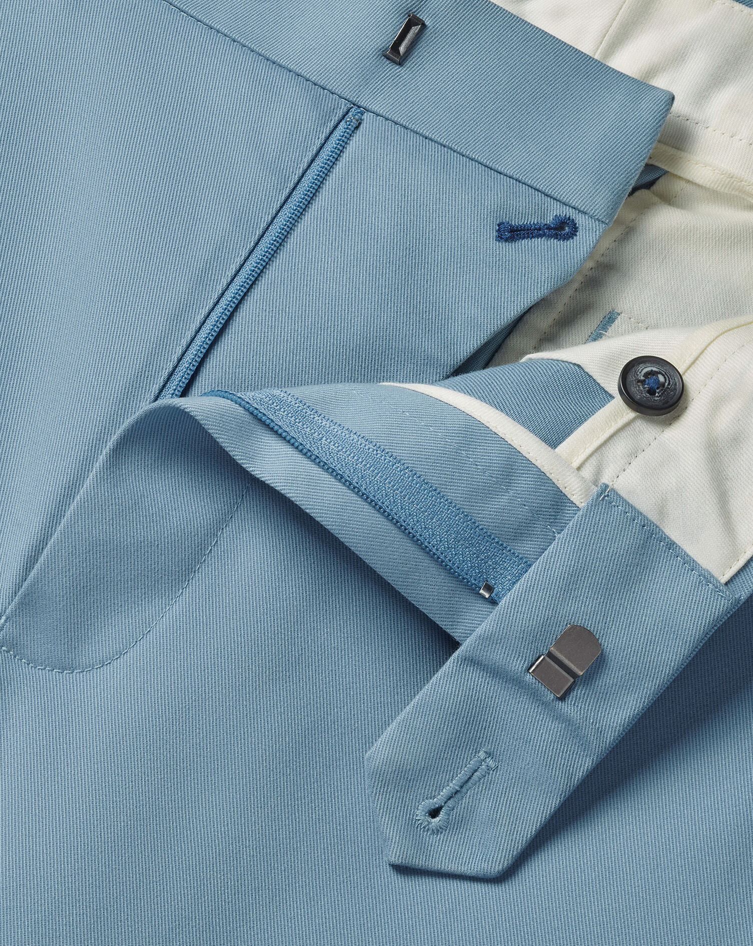 Ultimate Non-Iron Chinos - Sky Blue