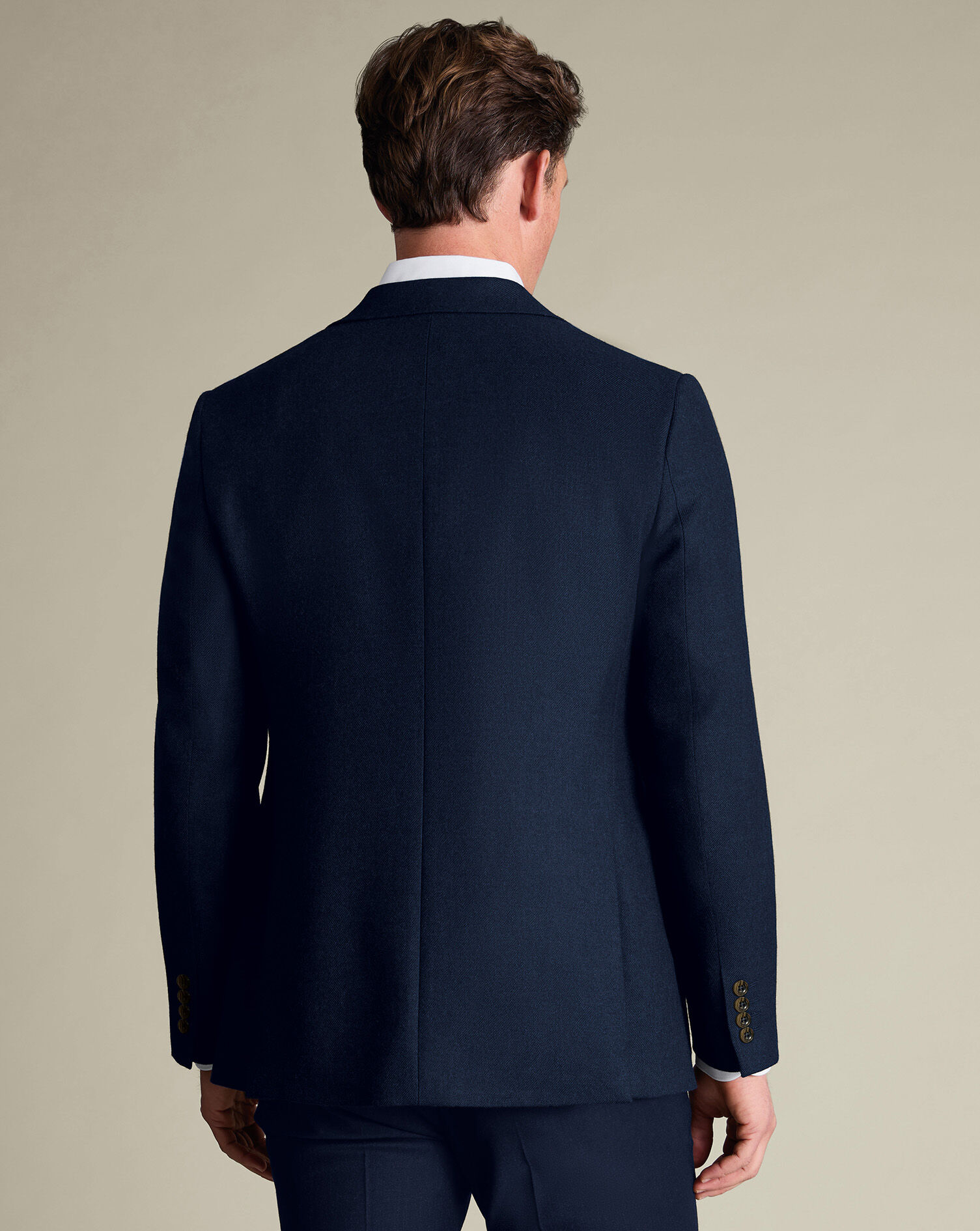 Wool Texture Jacket - Ink Blue