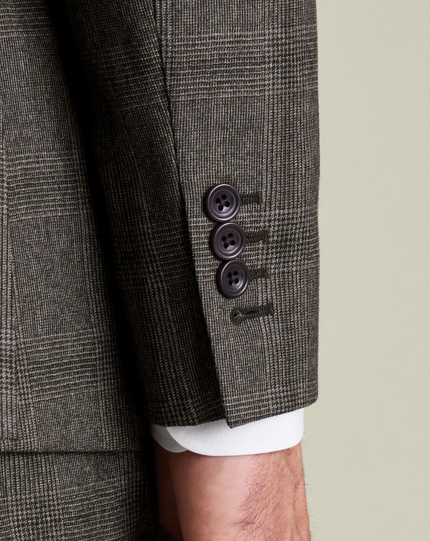 Ultimate Performance Suit - Mocha Check