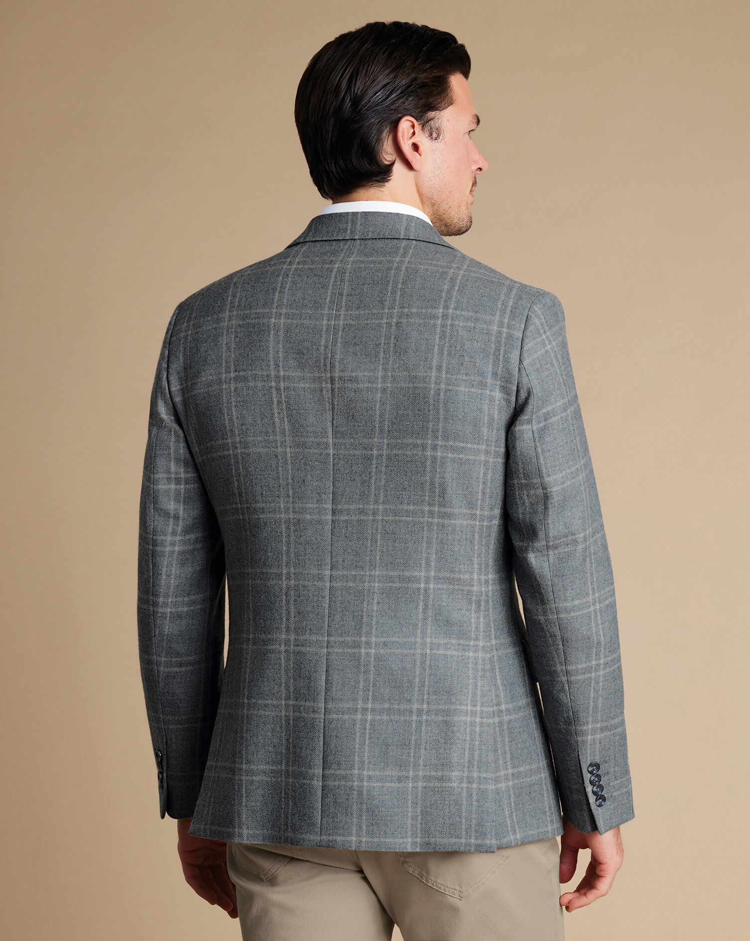 Wool Texture Jacket - Gray
