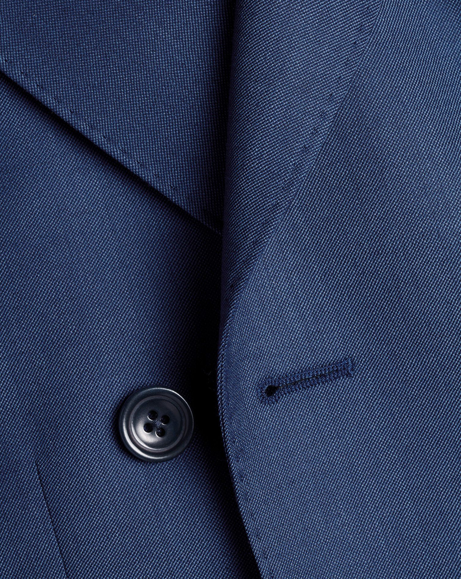 Double Breasted Ultimate Performance Sharkskin Suit - Royal Blue