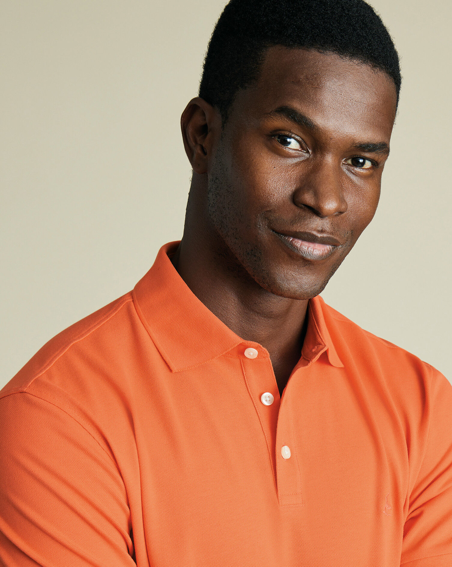 Pique Polo - Orange