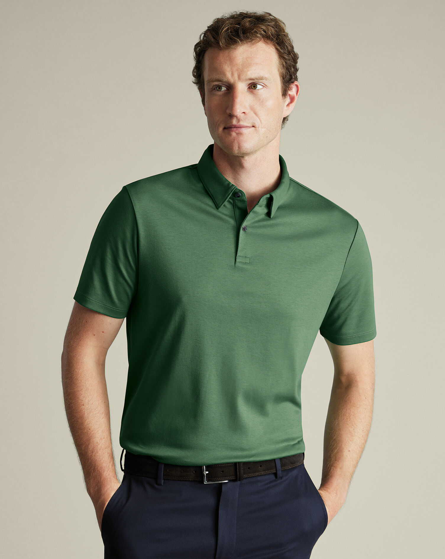 Smart Jersey Polo - Green