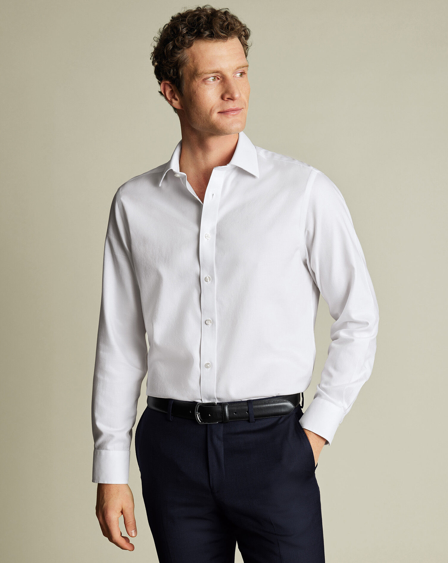 Non-Iron Royal Oxford Shirt - White