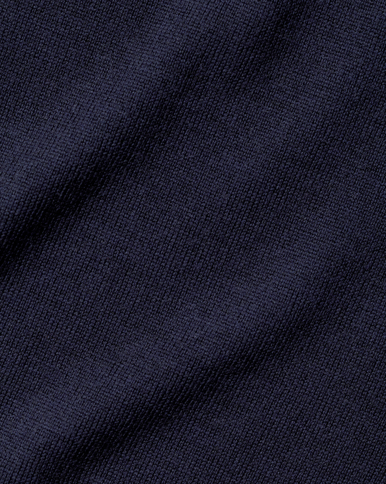 Merino V-Neck Sweater - Navy