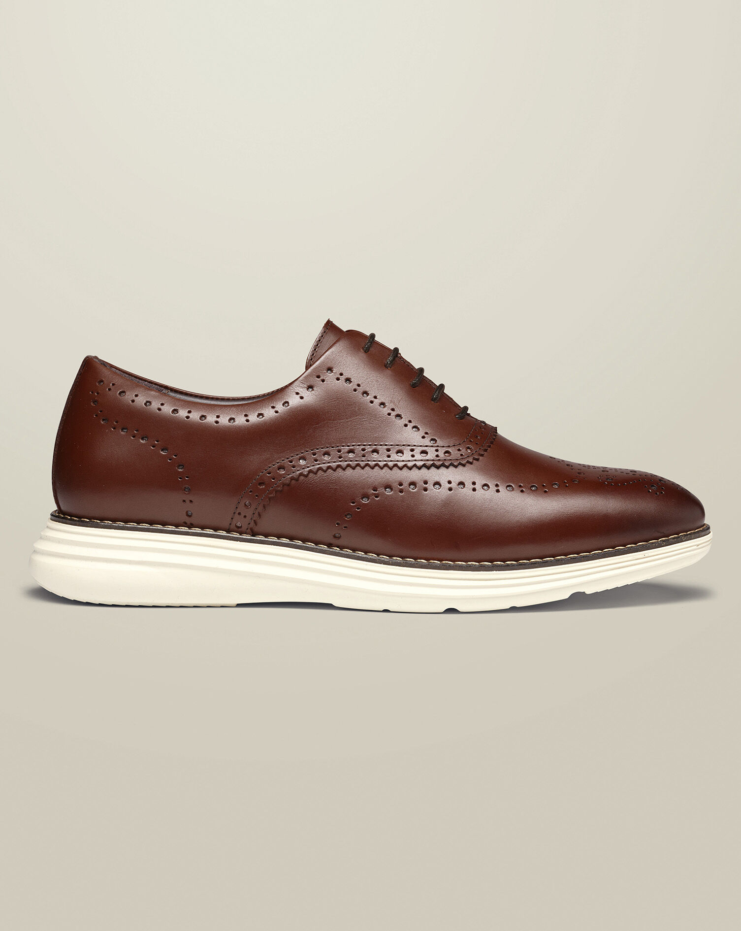 Leather Dress Sneakers - Chestnut Brown