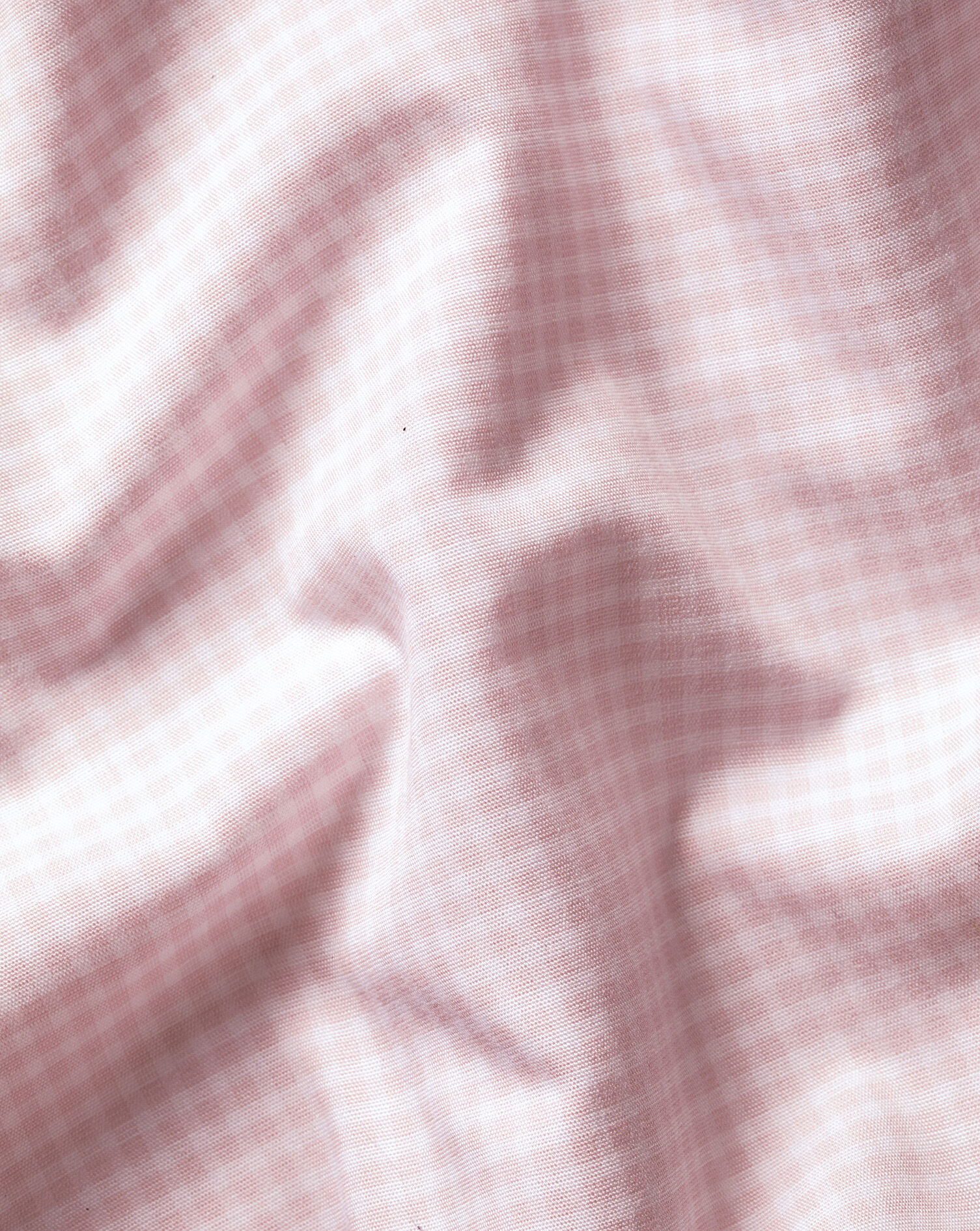 Non-Iron Poplin Gingham Shirt - Pink