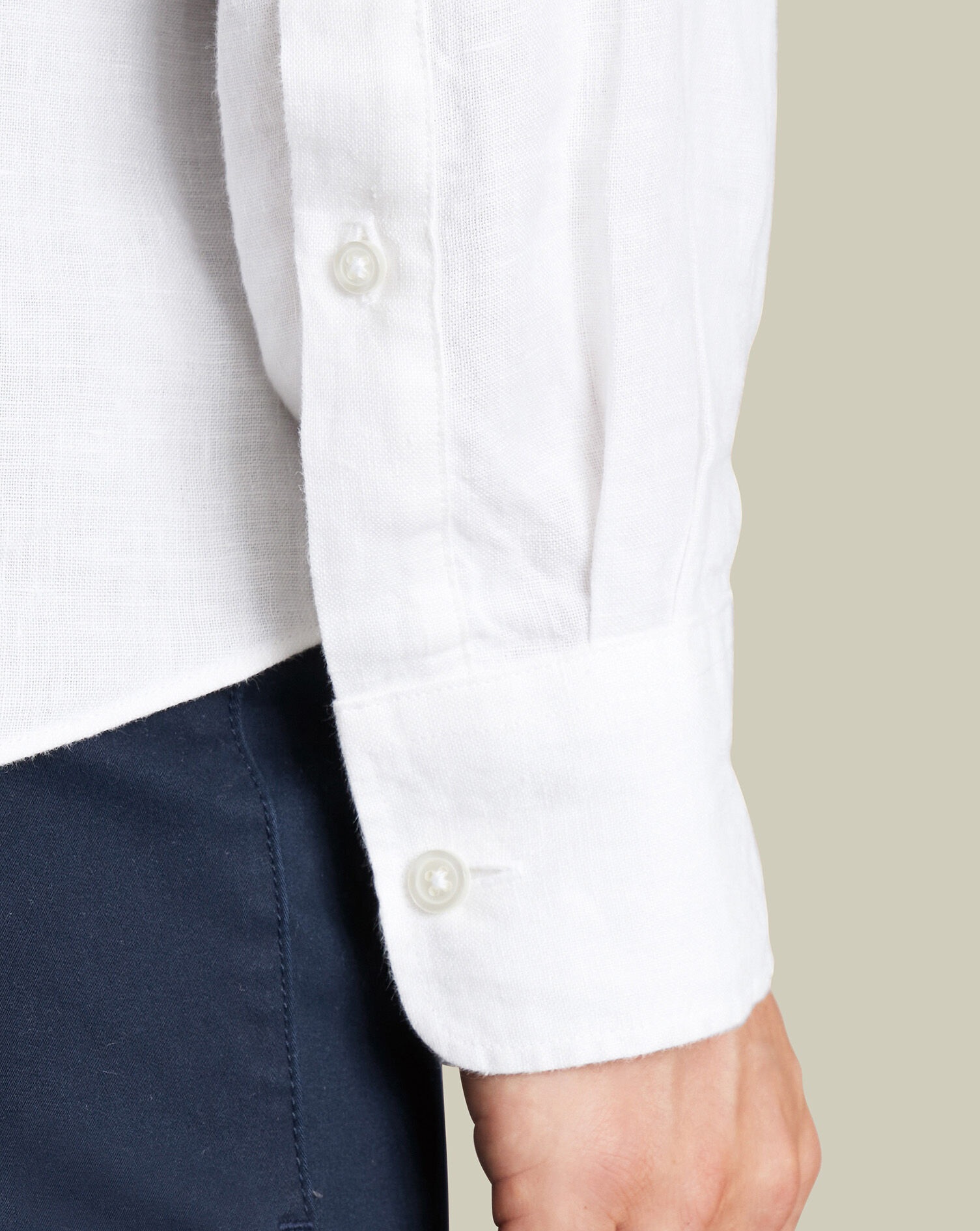 Pure Linen Shirt - White