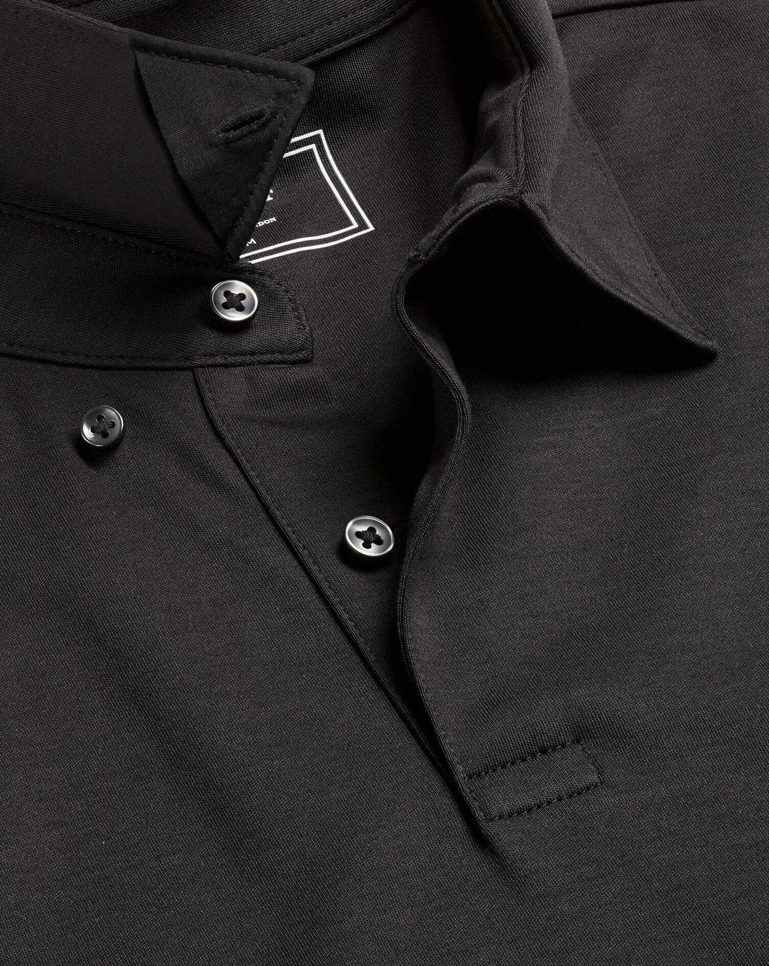 Smart Jersey Polo - Black