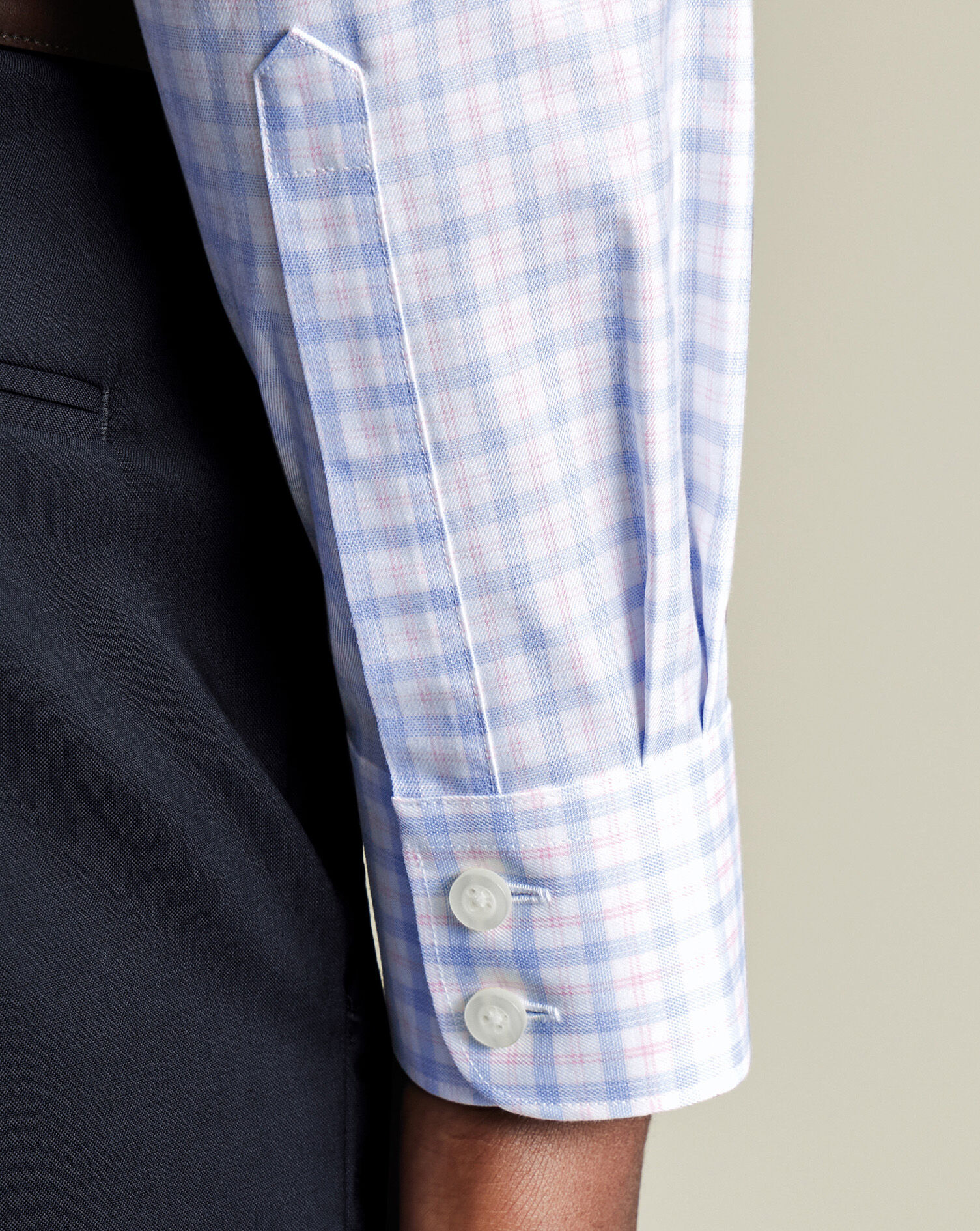 Luxury Check Shirt - Pink & Sky