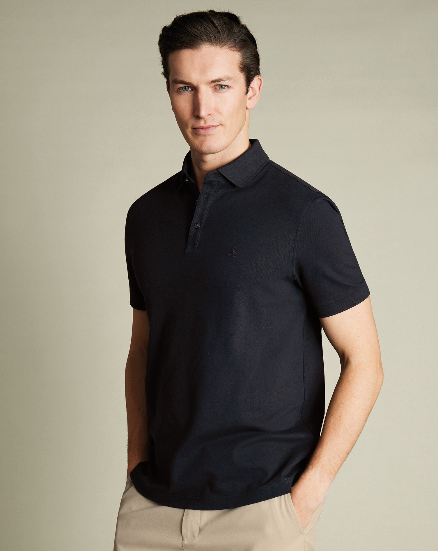 Pique Polo - Black