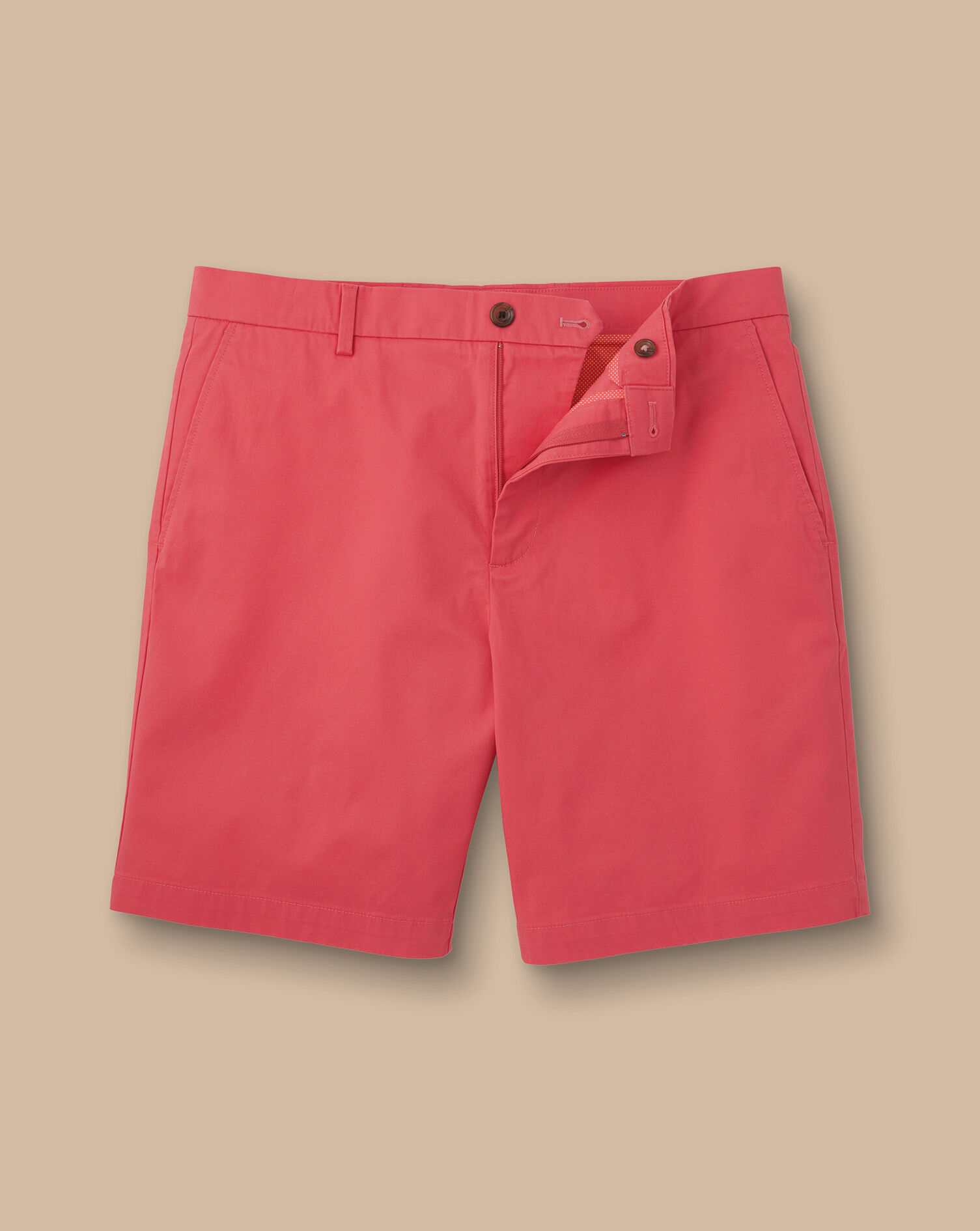 Cotton Shorts - Coral Pink