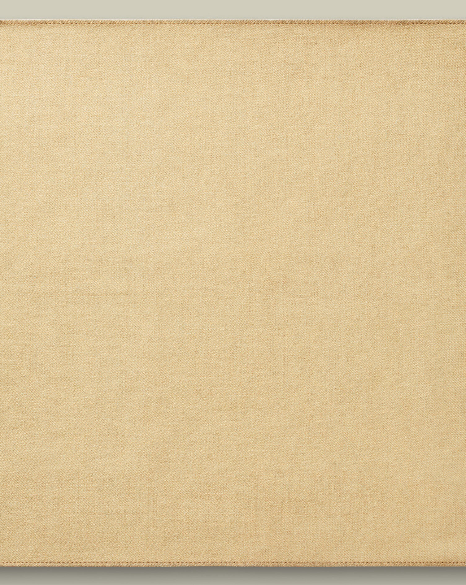 Wool Pocket Square - Cream
