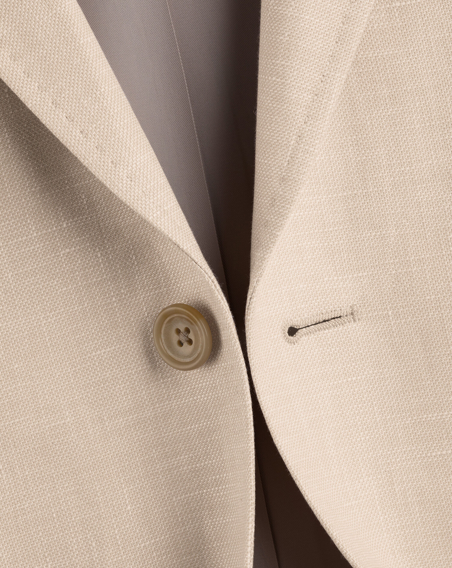 Linen Cotton Jacket - Ivory