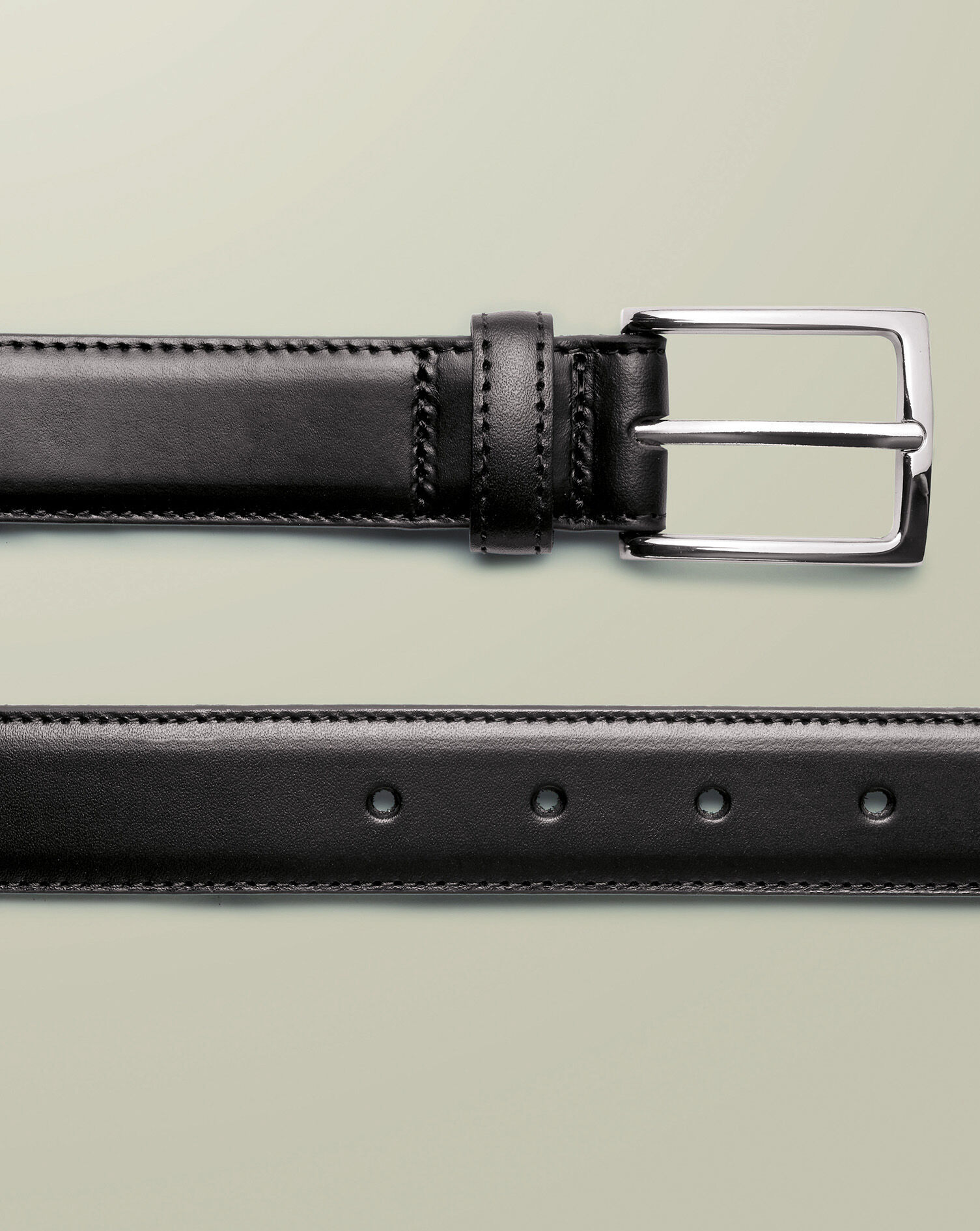 Leather Formal Belt - Black