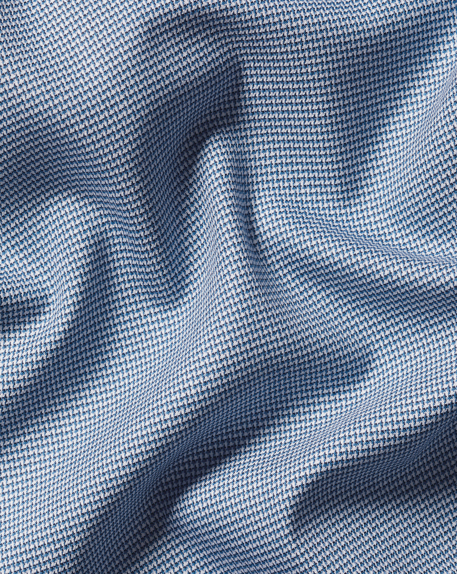 Non-Iron Westminster Weave Shirt - Indigo Blue