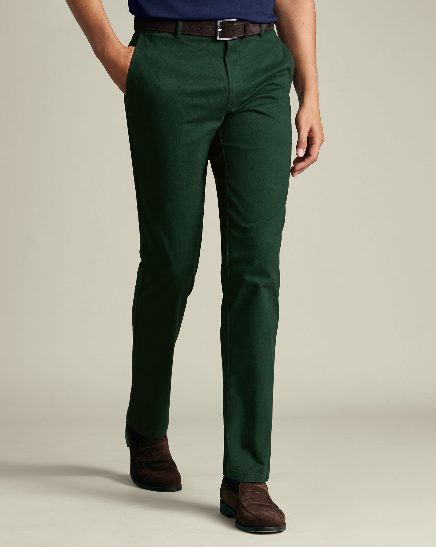 Ultimate Non-Iron Chinos - Green