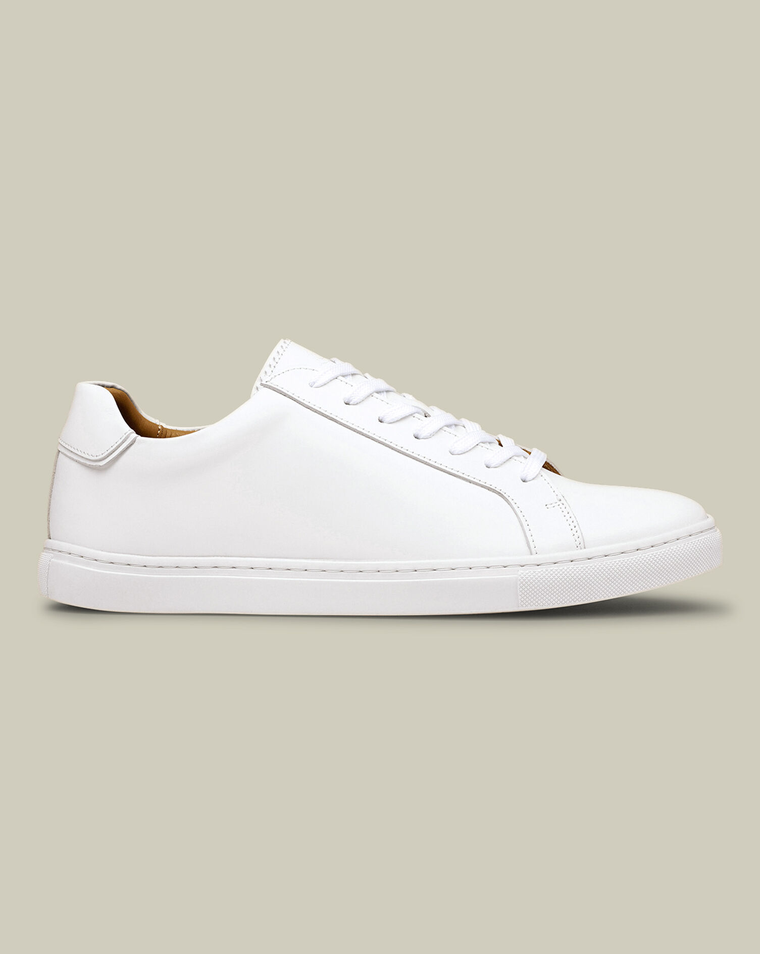 Leather Sneakers - White