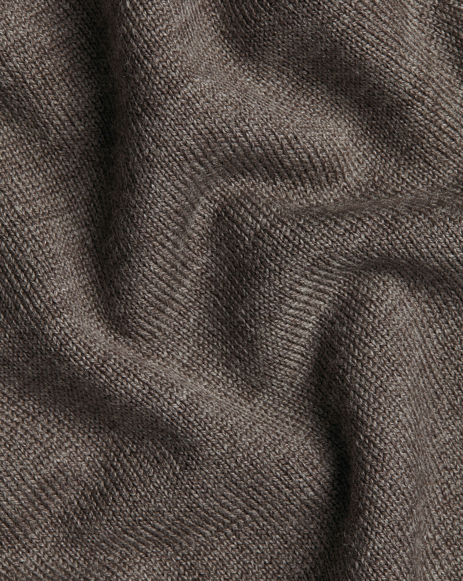 Merino Button Neck Sweater - Mocha