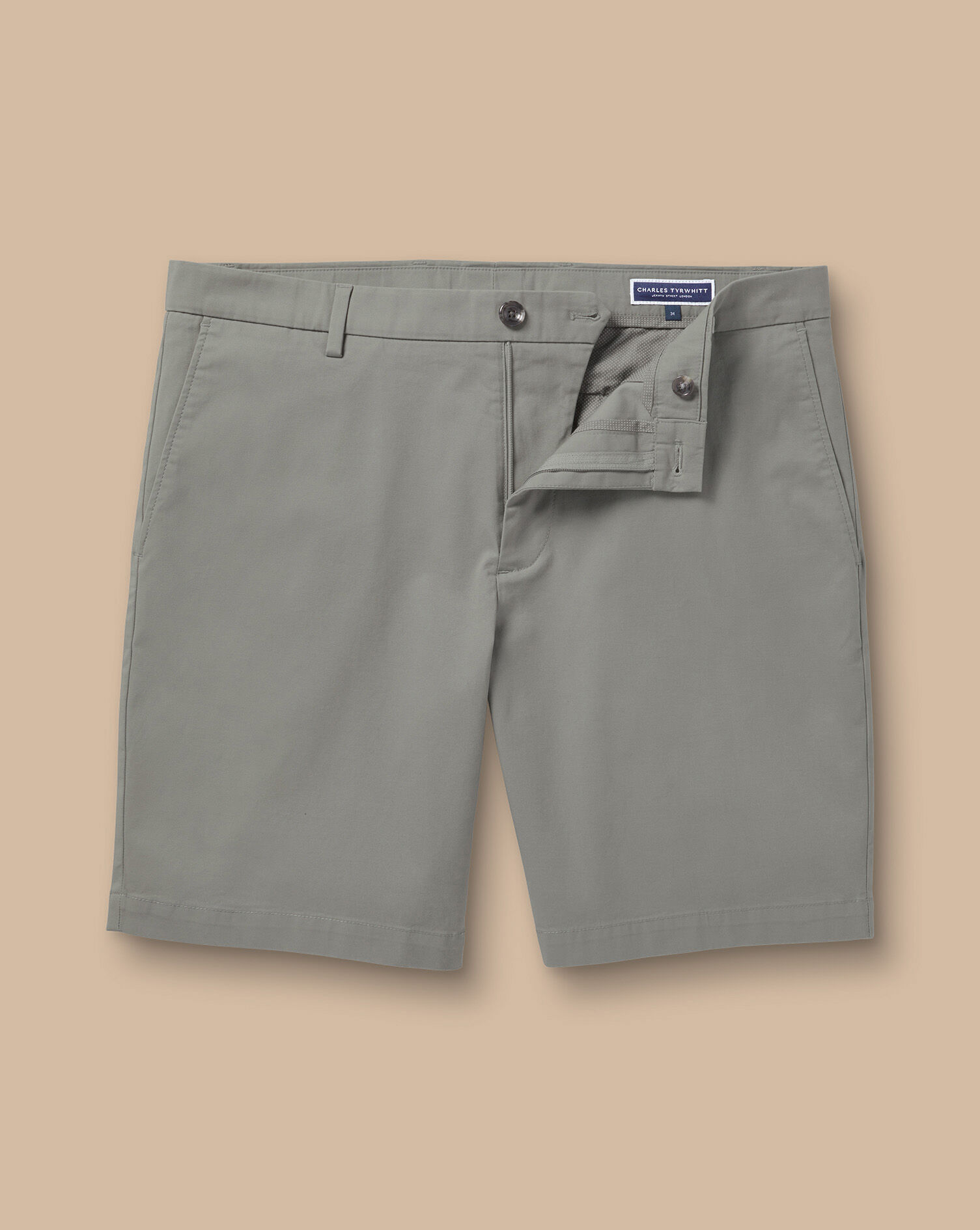 Cotton Shorts - Light Gray
