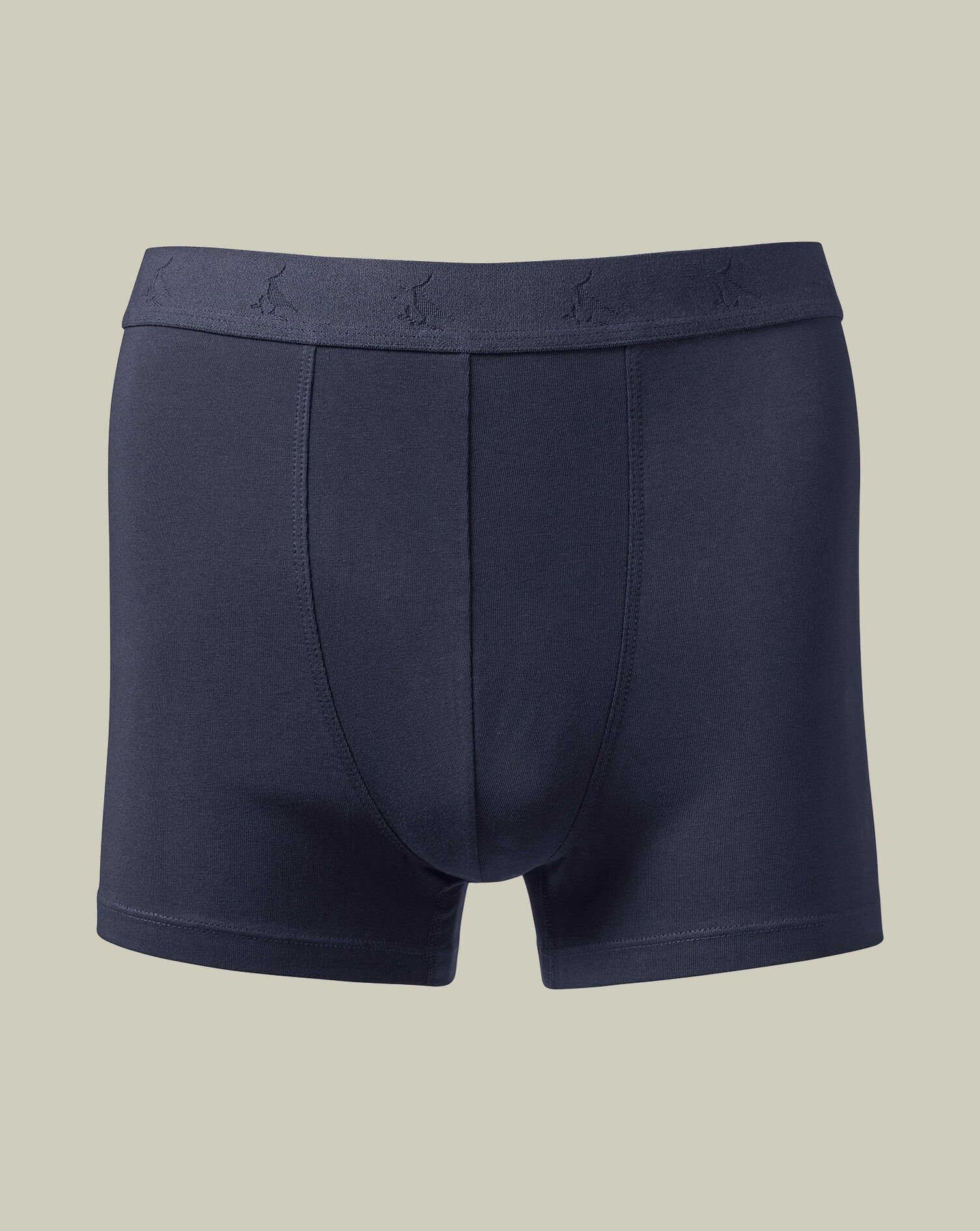 3 Pack Cotton Stretch Jersey Trunks - French Blue