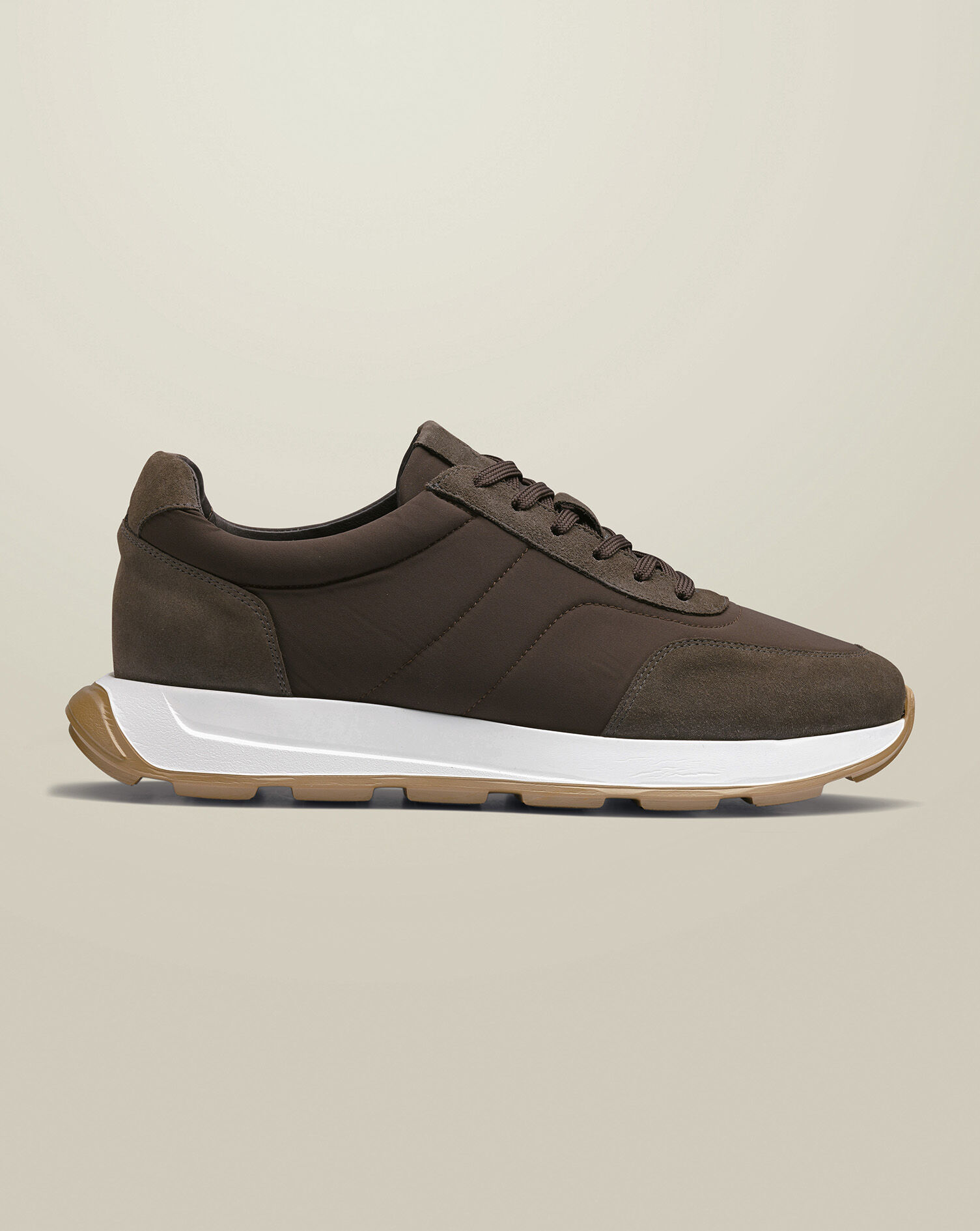 Textile Sneakers - Brown