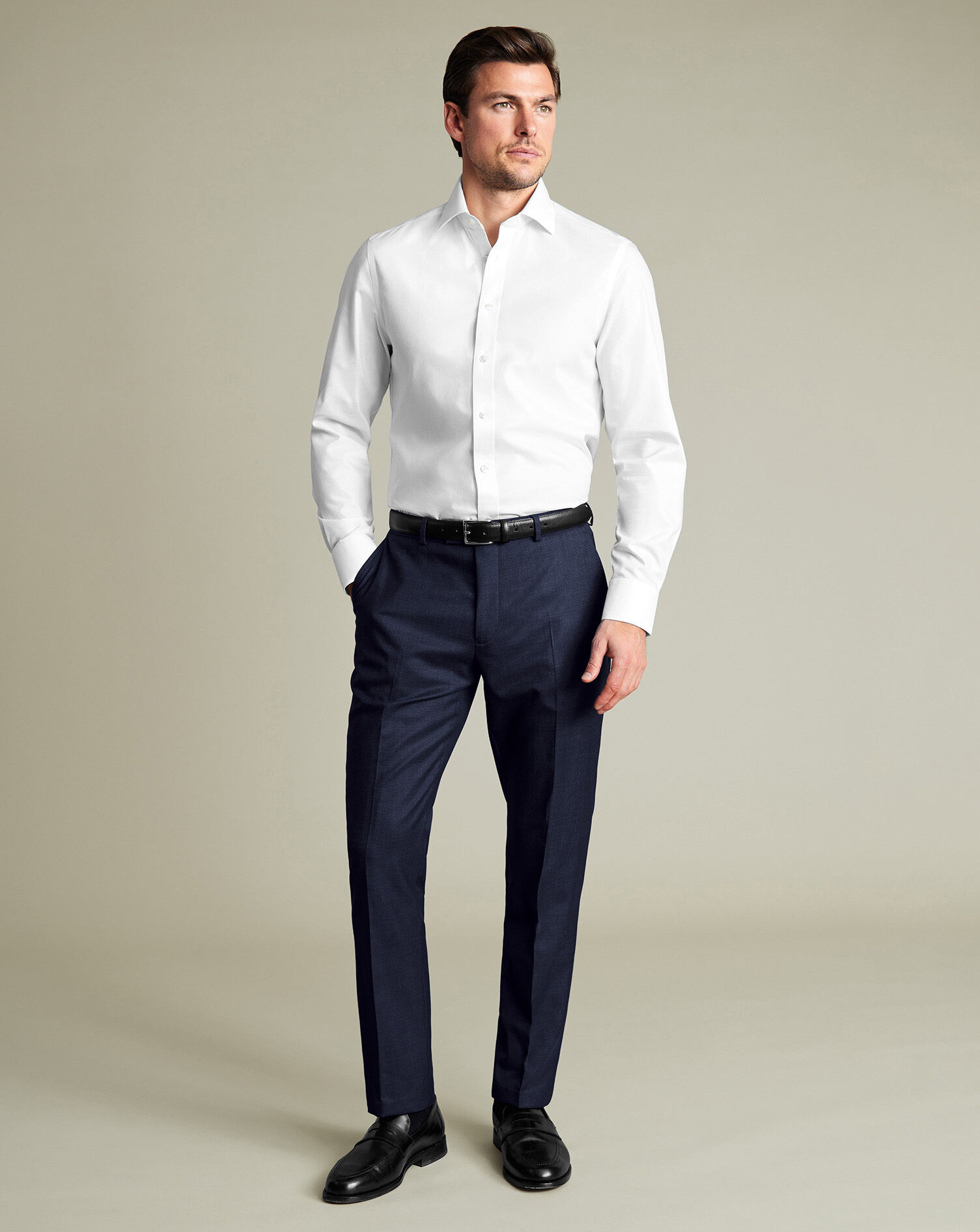 End-on-End Ultimate Performance Suit Pants - Navy