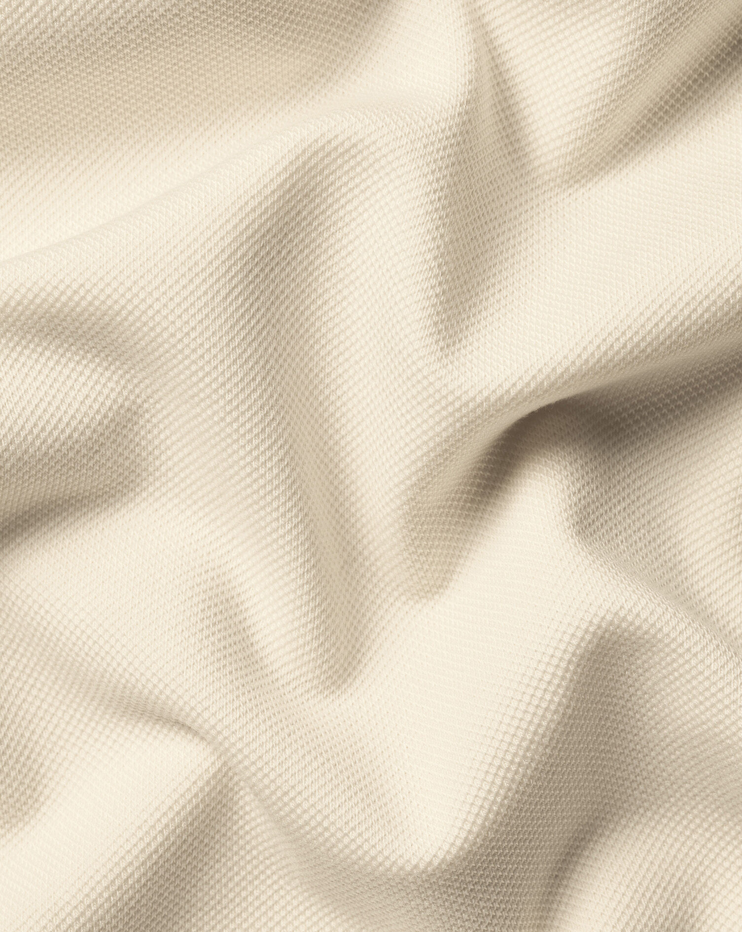 Smart Pique Polo - Cream