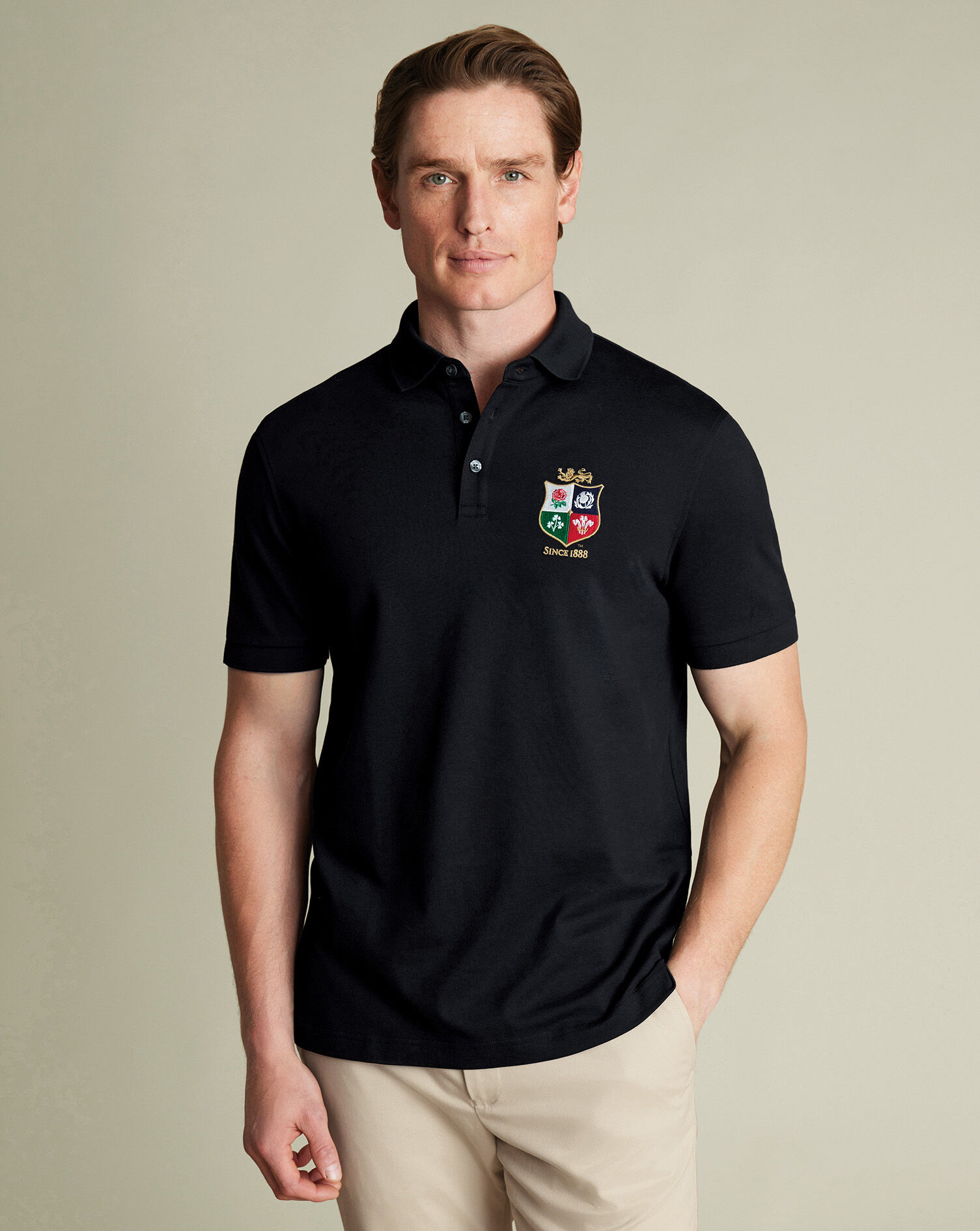 The Lions Pique Polo - Black