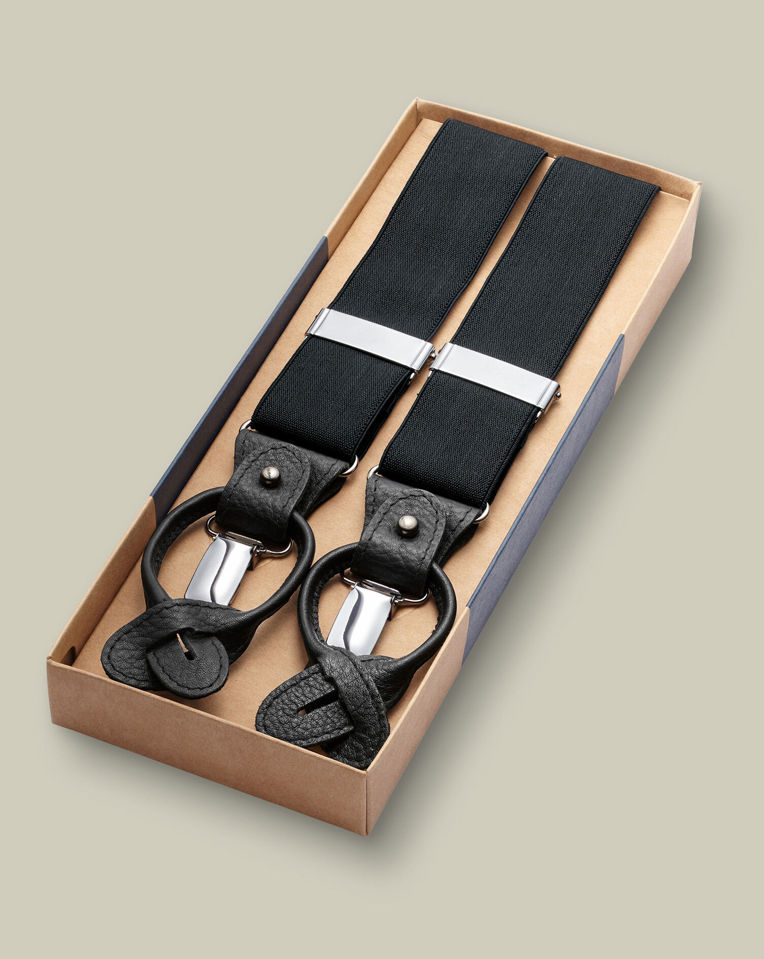 Combination Suspenders - Black