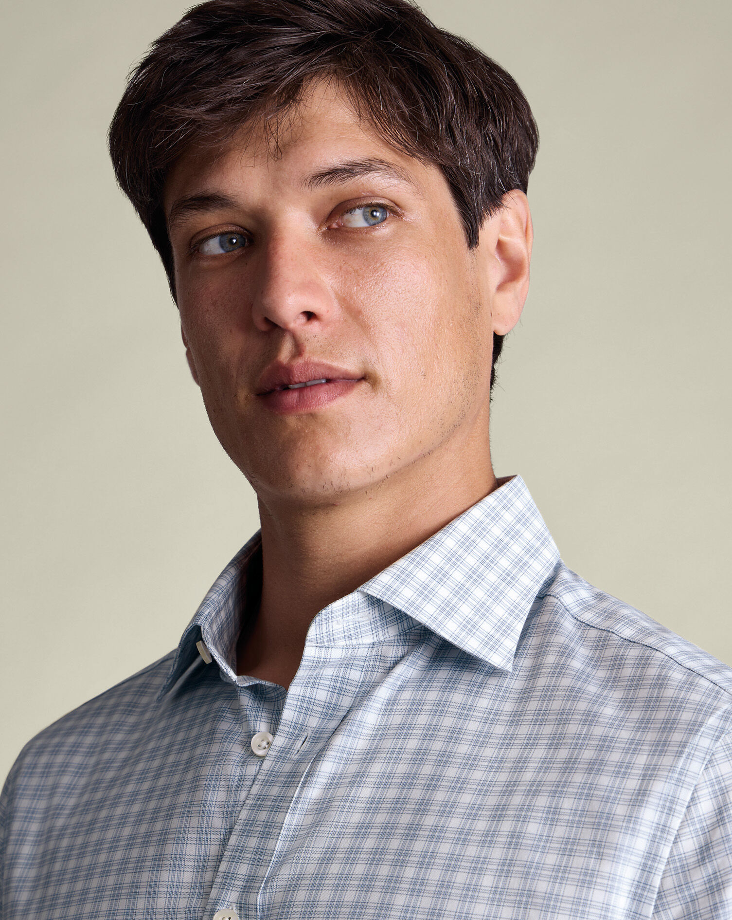 Luxury Check Shirt - Indigo Blue