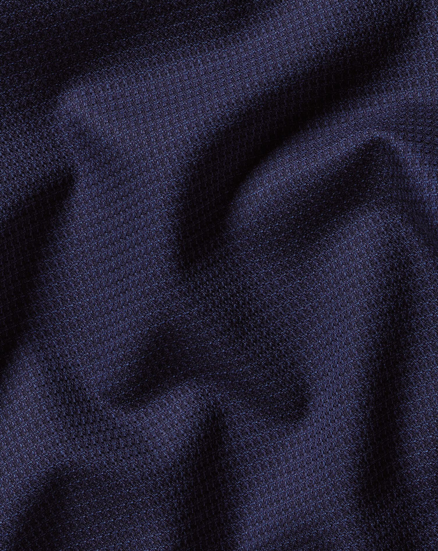 Spread Collar Non-Iron Stretch Kensington Weave Shirt - French Blue