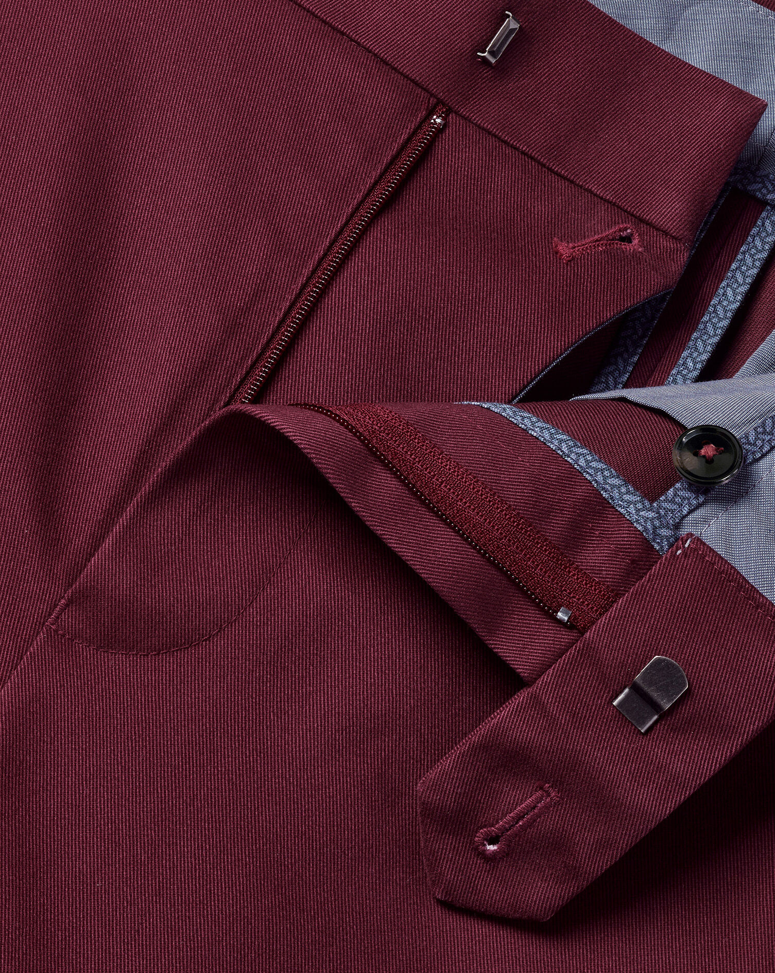 Ultimate Non-Iron Chinos - Dark Pink