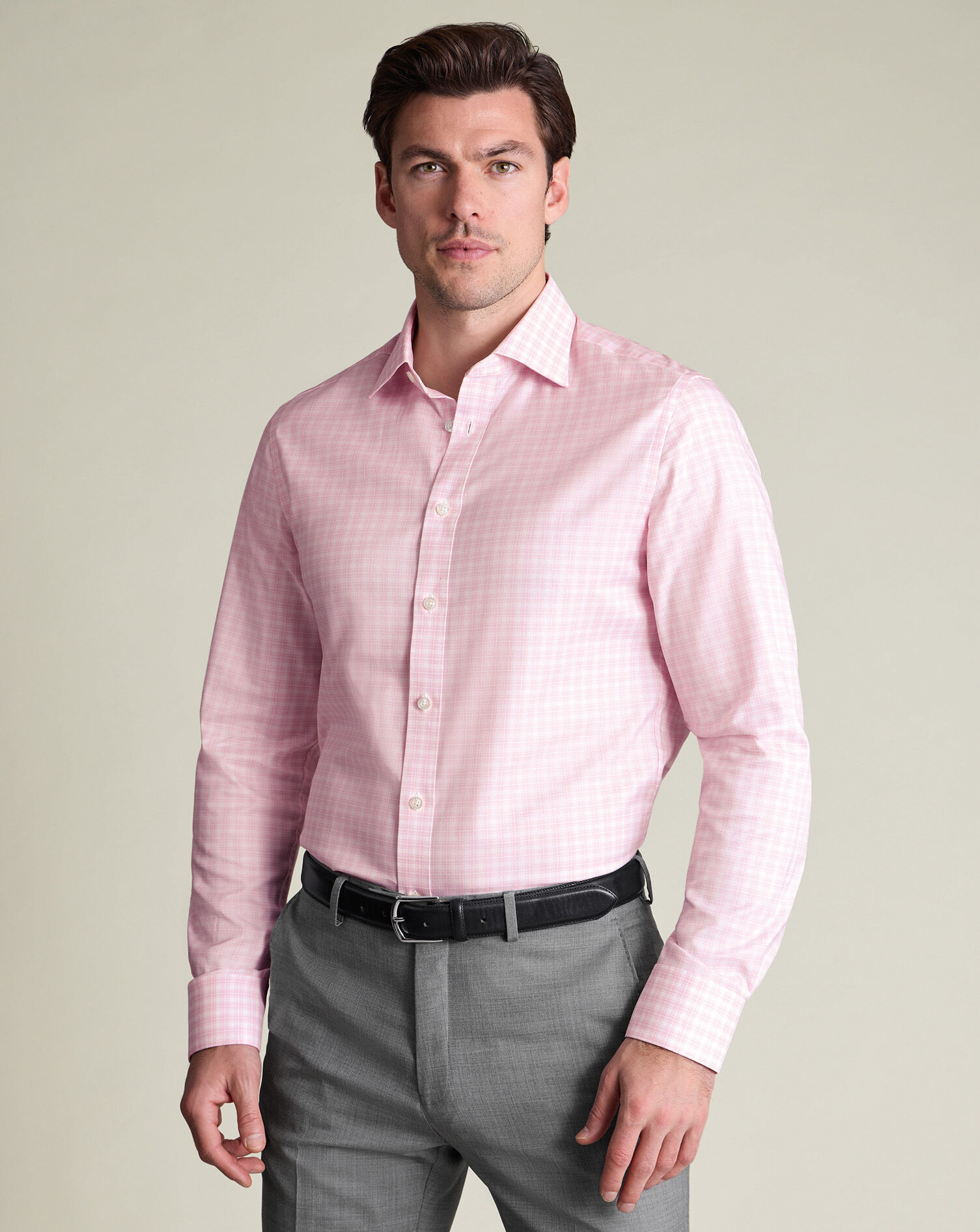 Luxury Check Shirt - Pink