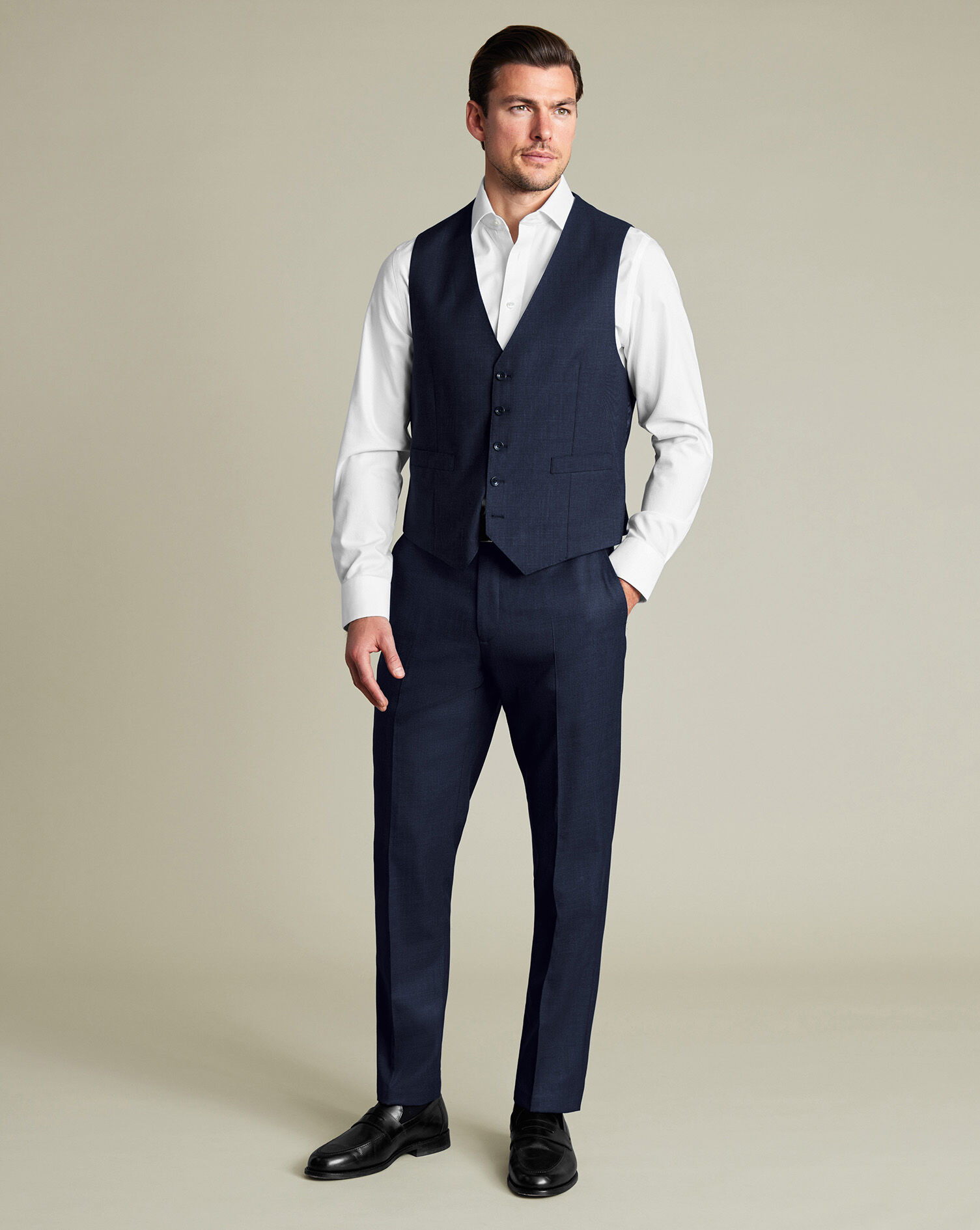 End-on-End Ultimate Performance Suit Vest - Navy