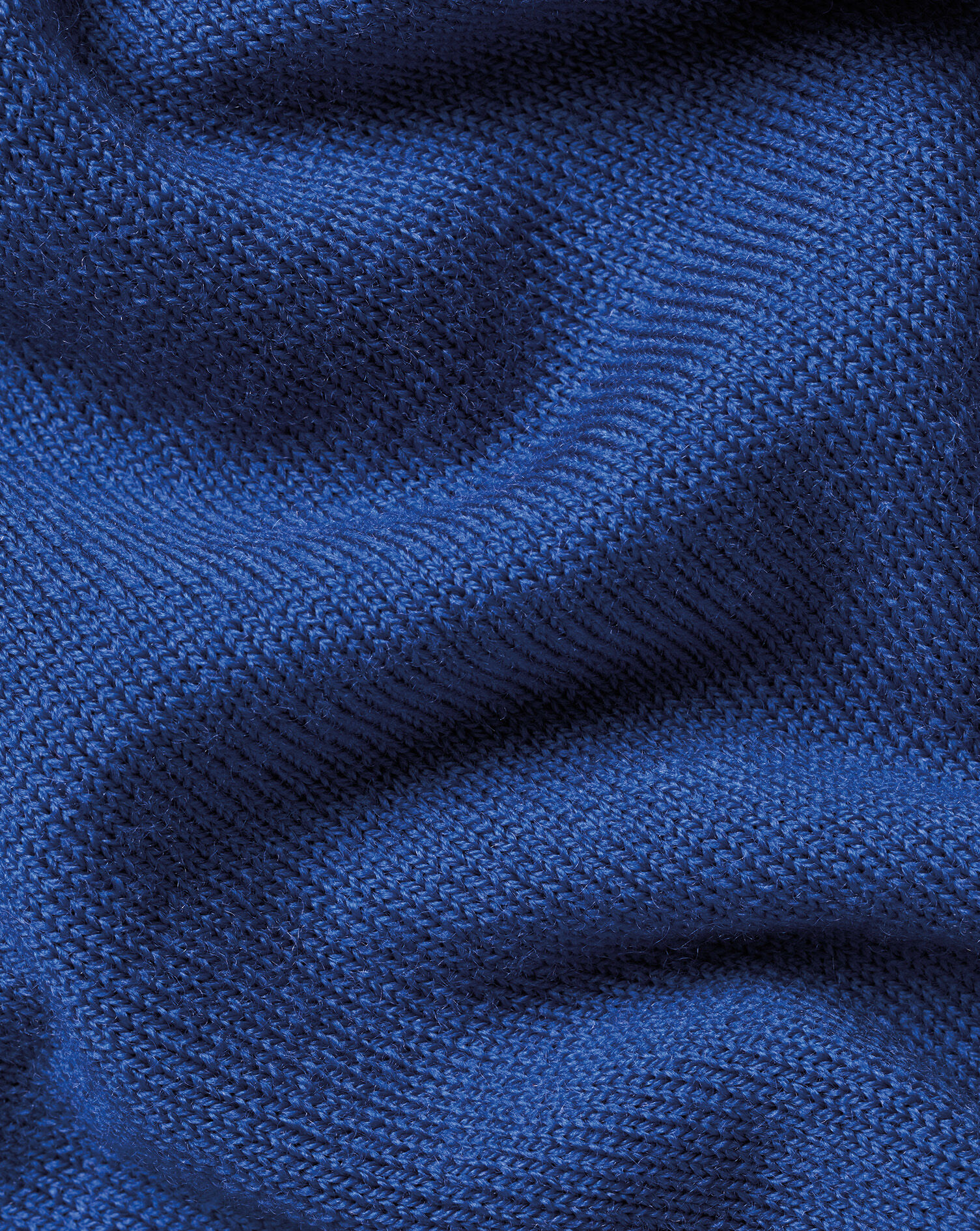 Merino V-Neck Sweater - Cobalt Blue